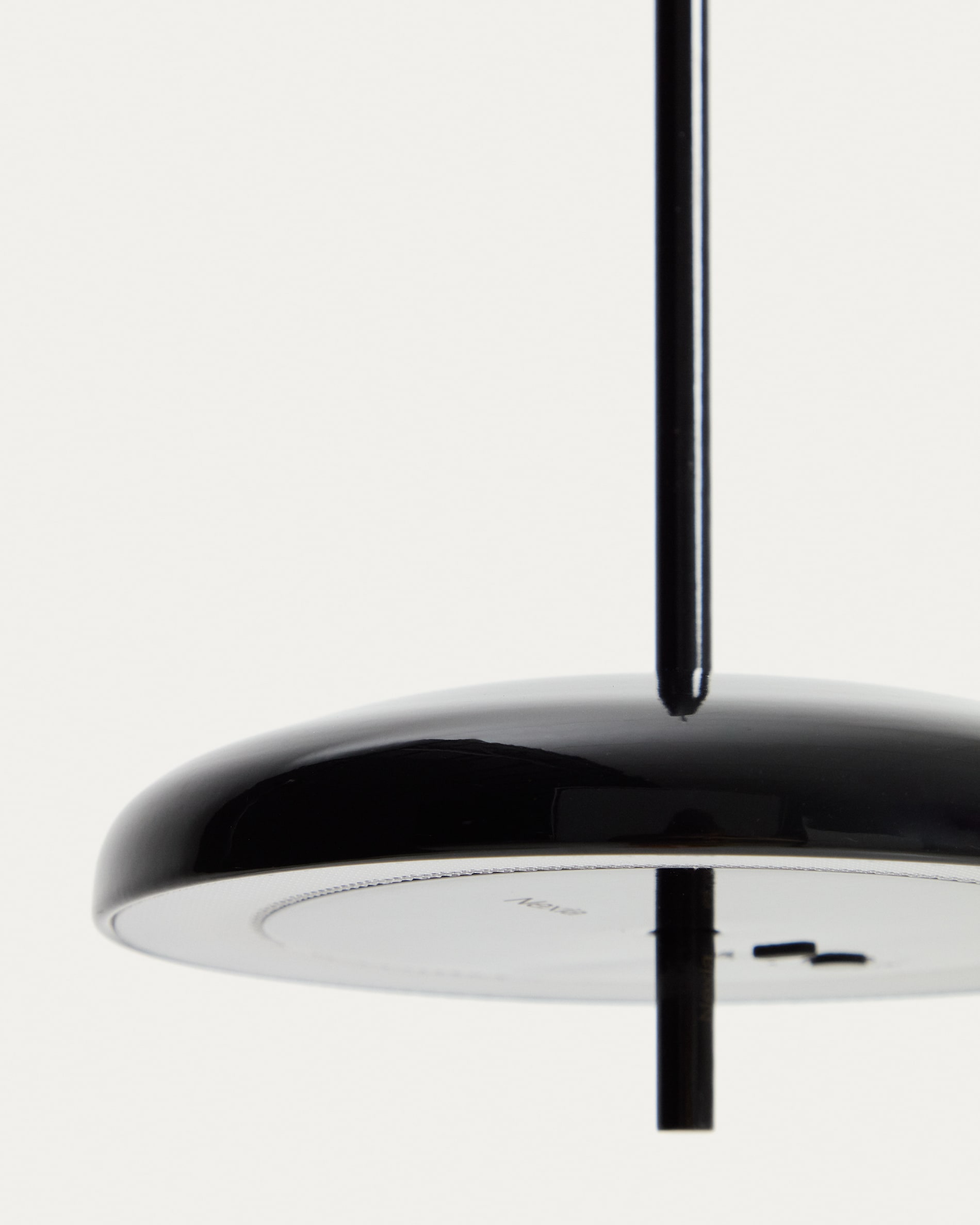 Porte black aluminium portable ceiling lamp Ø 16 cm