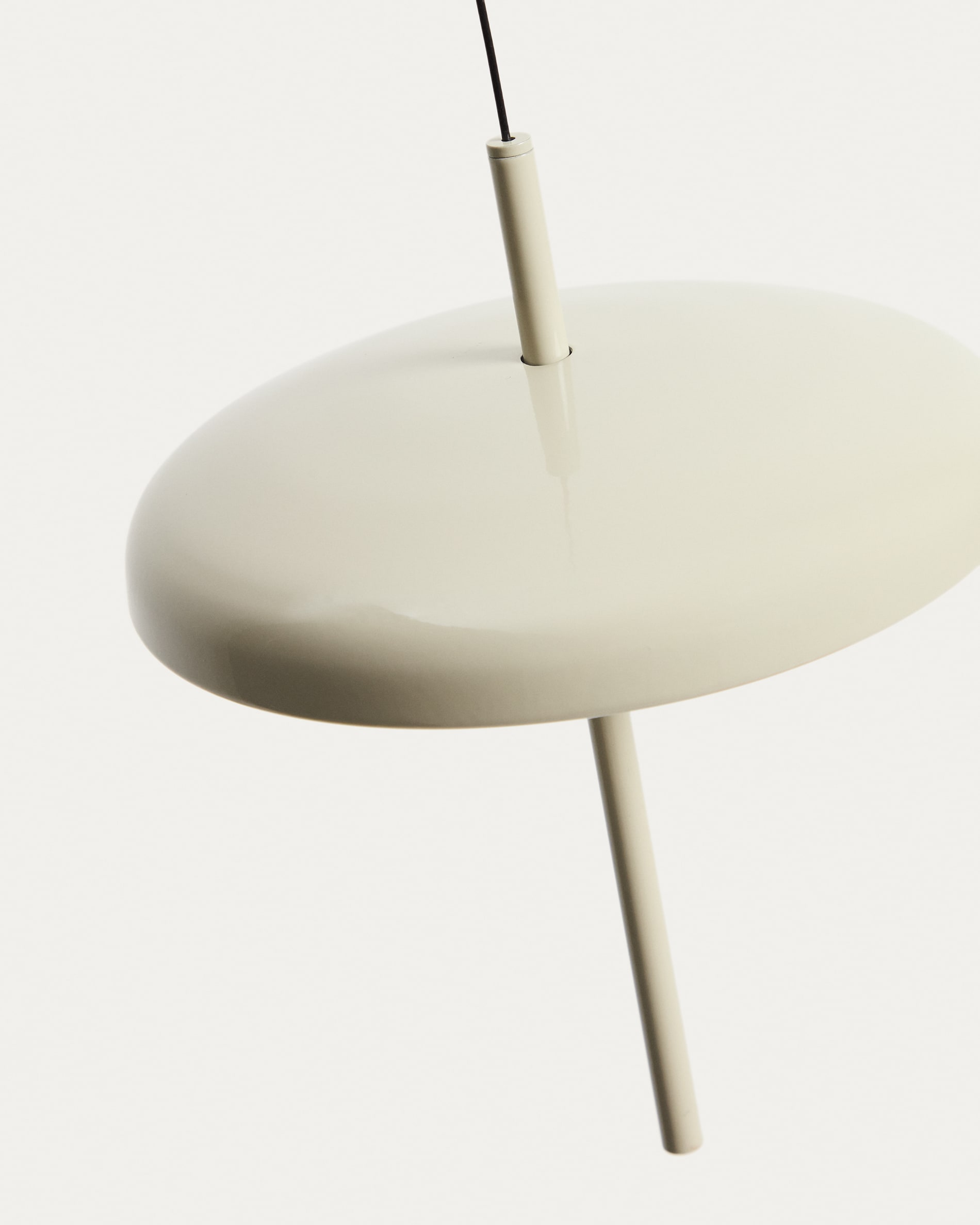 Porte light grey aluminium portable ceiling lamp Ø 16 cm