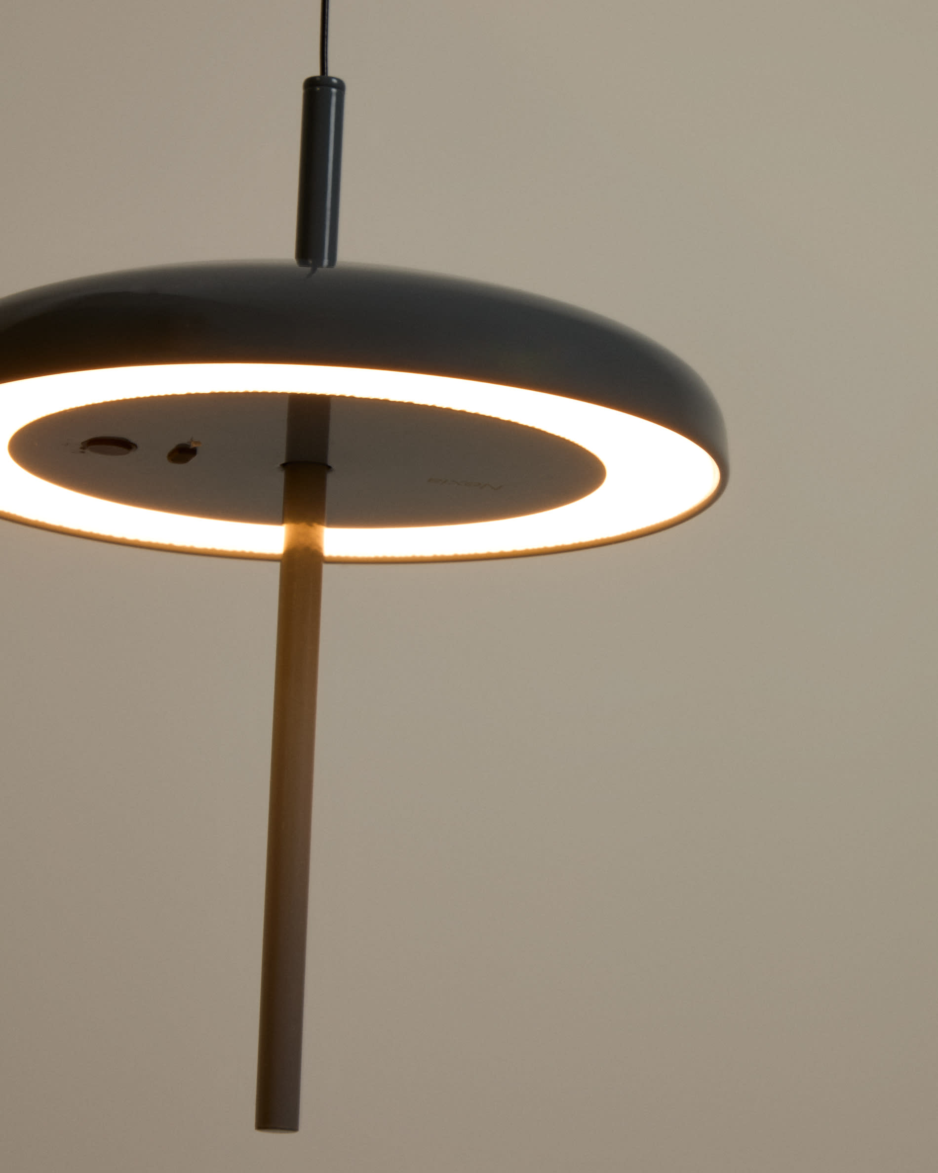 Porte blue aluminium portable ceiling lamp Ø 16 cm