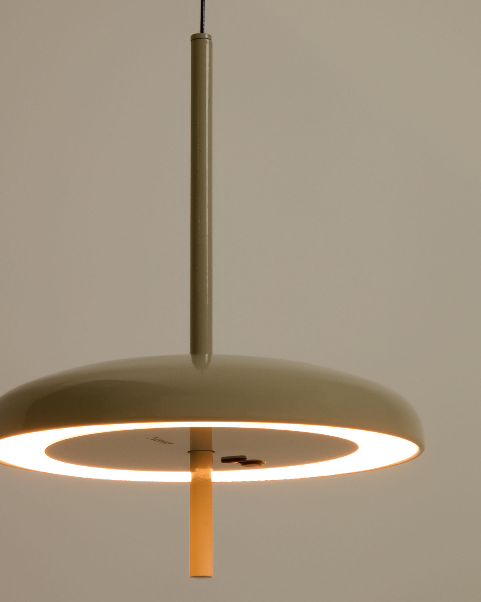 Porte light grey aluminium portable ceiling lamp Ø 16 cm