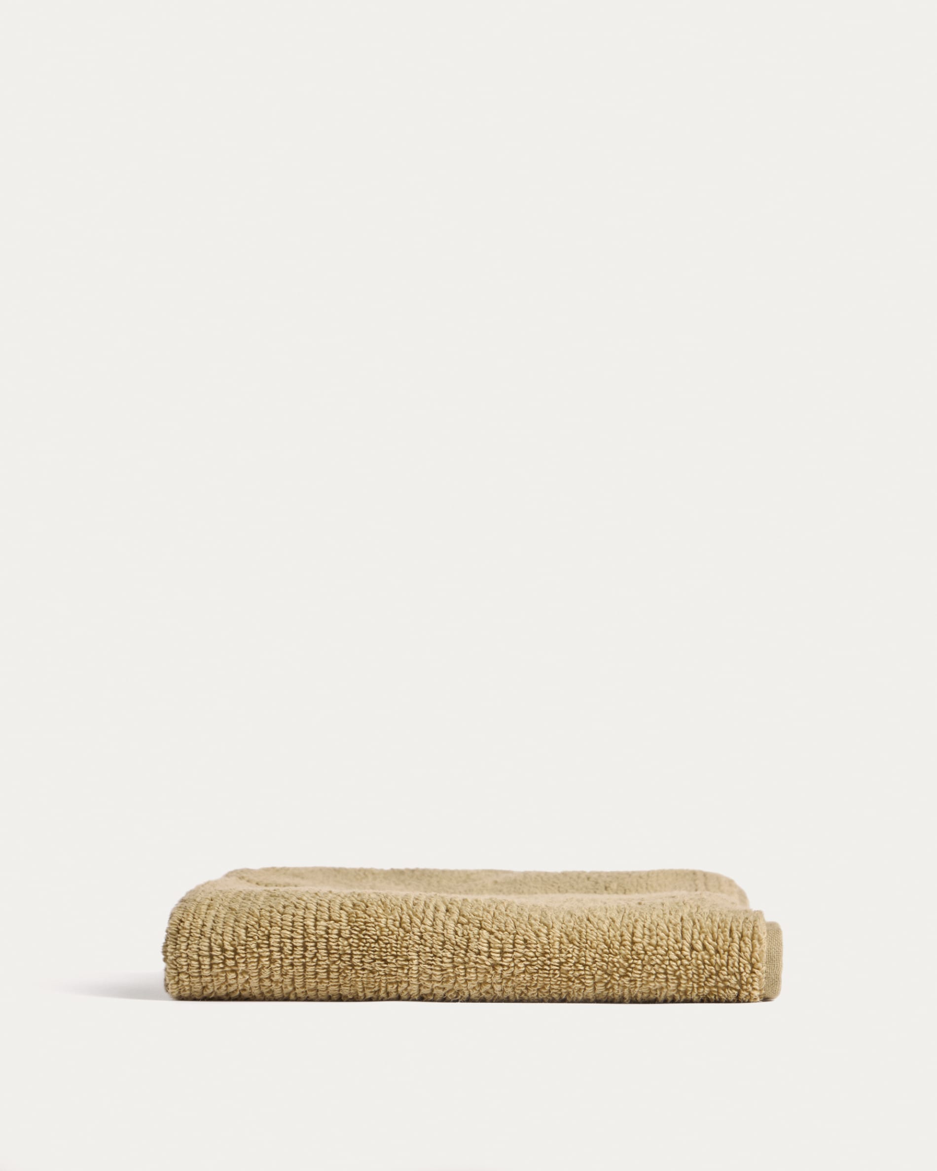 Olvira 100% cotton dark green jacquard hand towel 50 x 90cm
