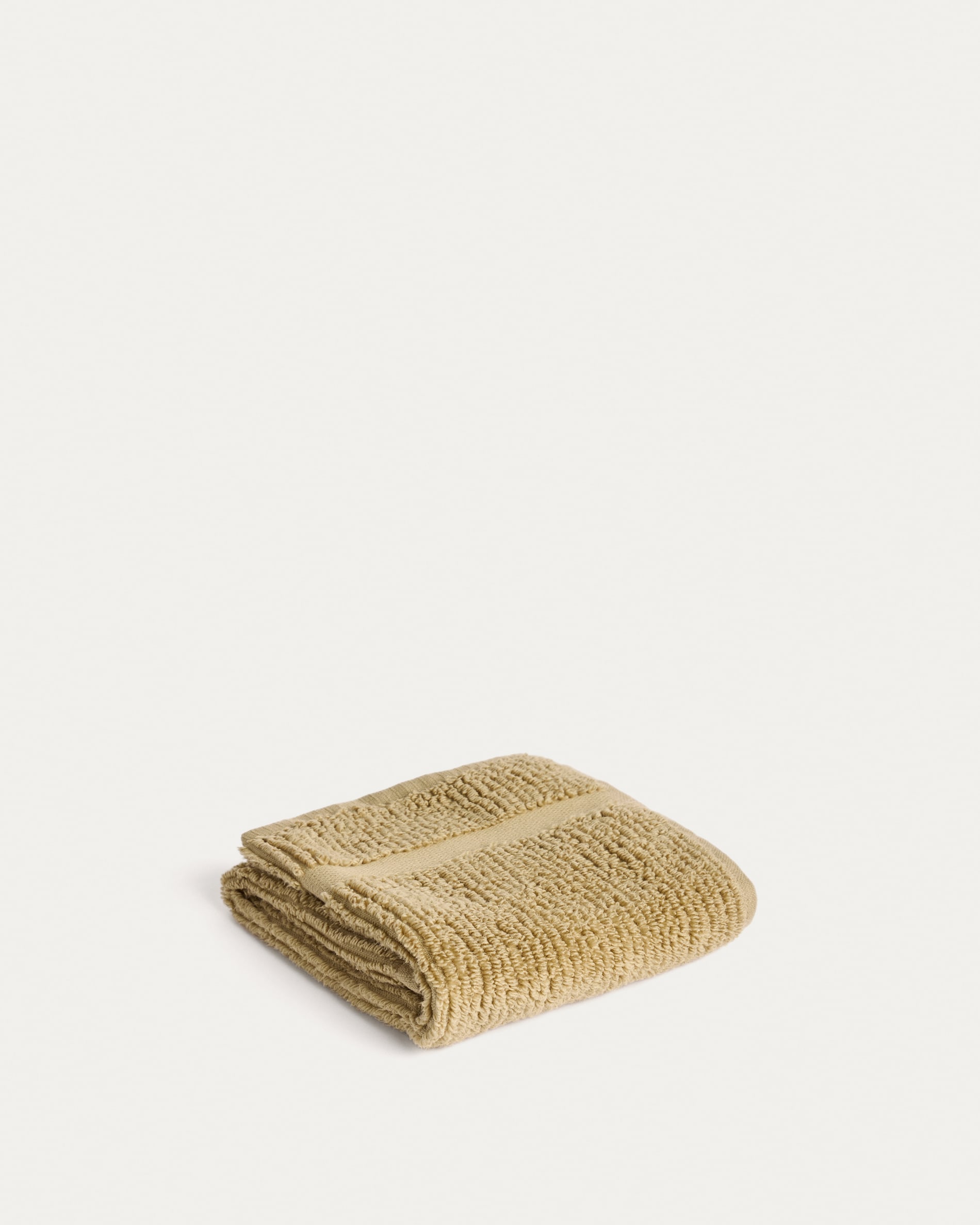 Olvira 100% cotton dark green jacquard face towel 30 x 50cm