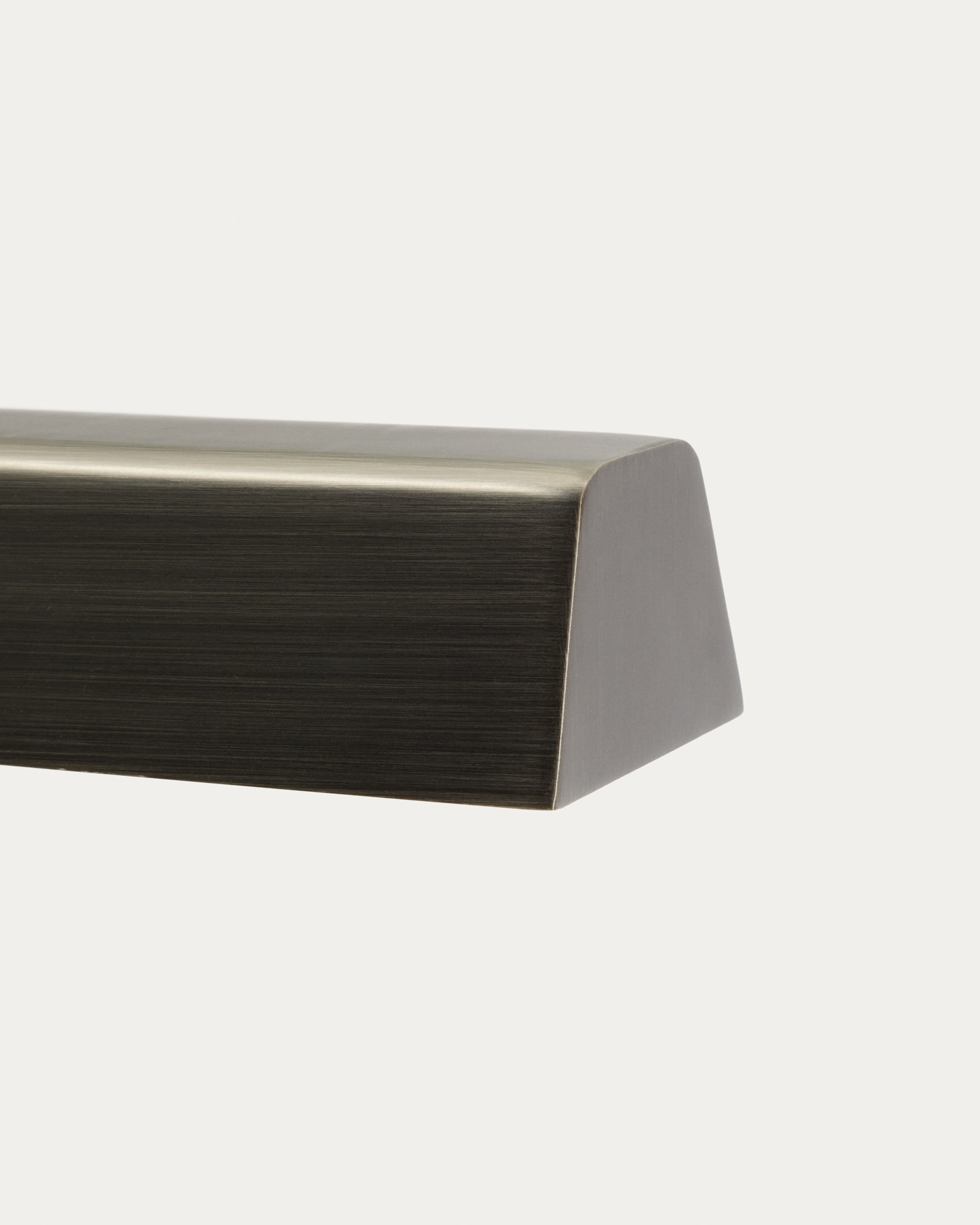 Lynor brushed metal table lamp with black marble base