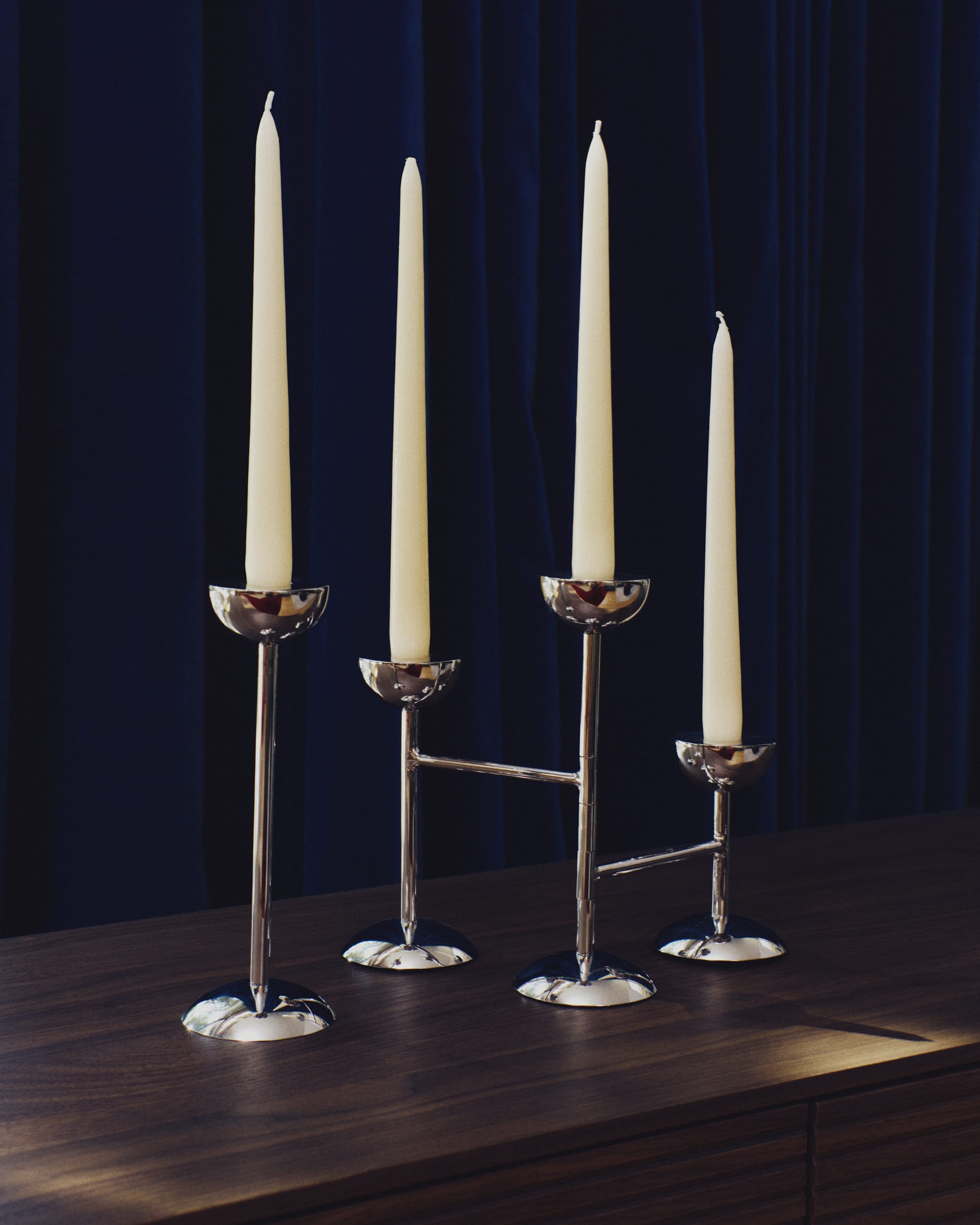Talinen set of 4 white candles