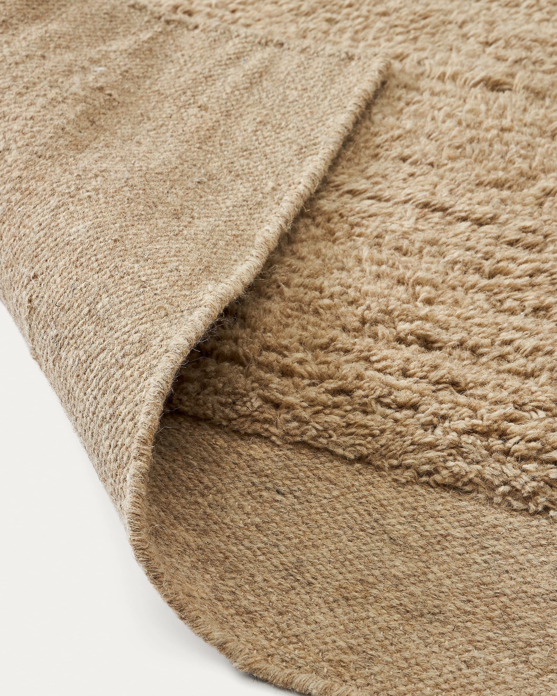 Marely beige wool rug 300 x 200cm