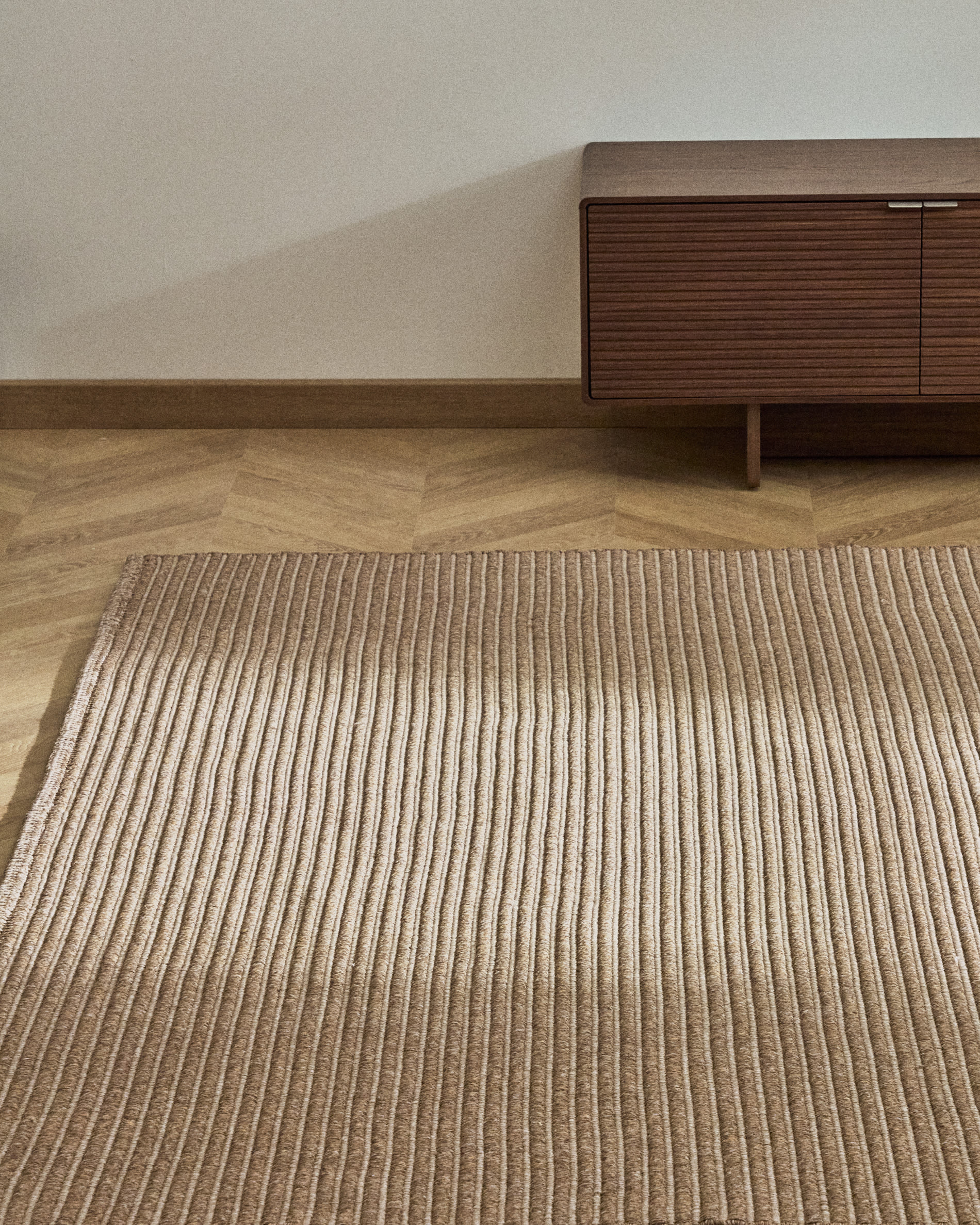 Rug Ardelia in synthetic fibers beige 160 x 230 cm