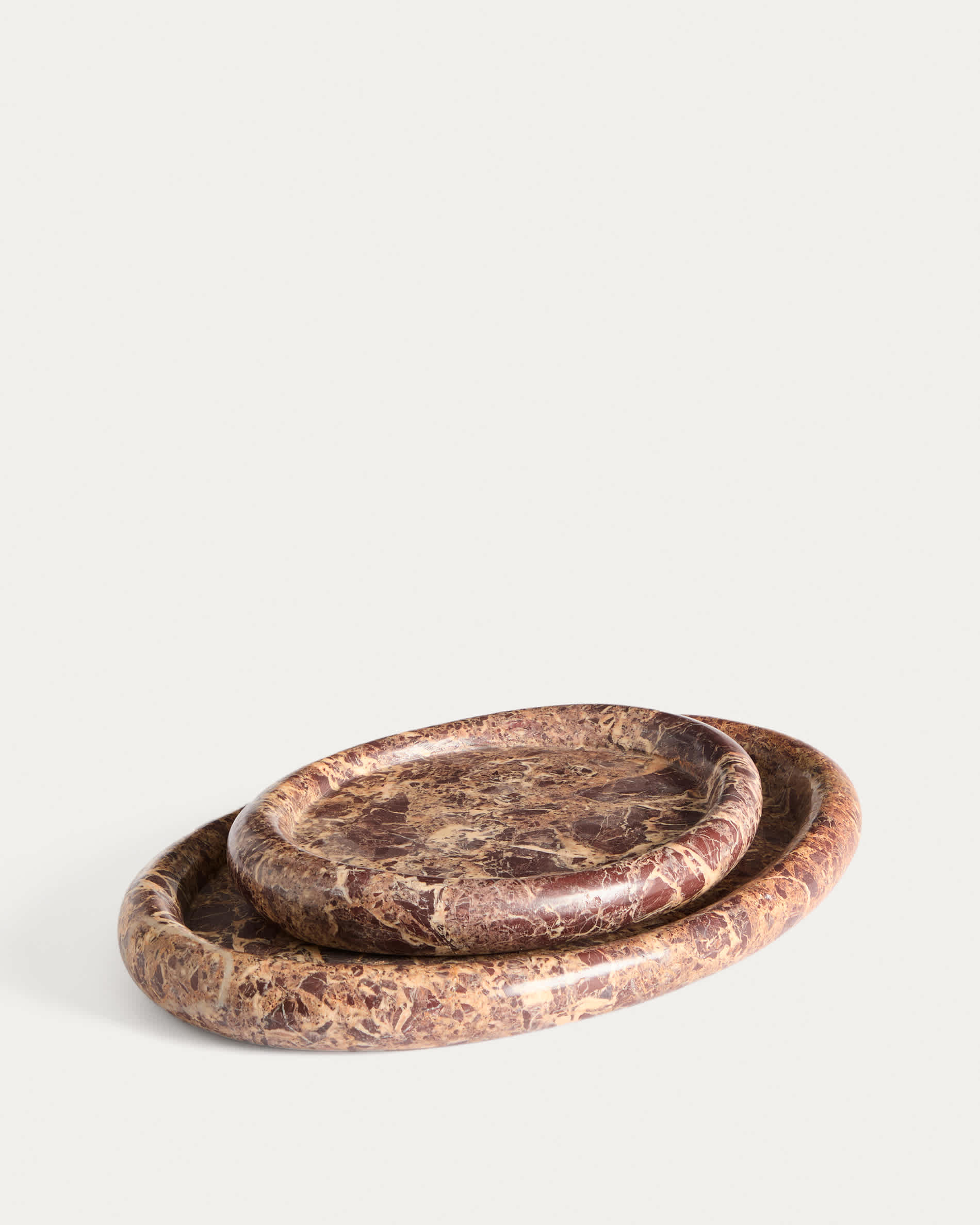 Lenorel tray in maroon marble 43 x 28 cm