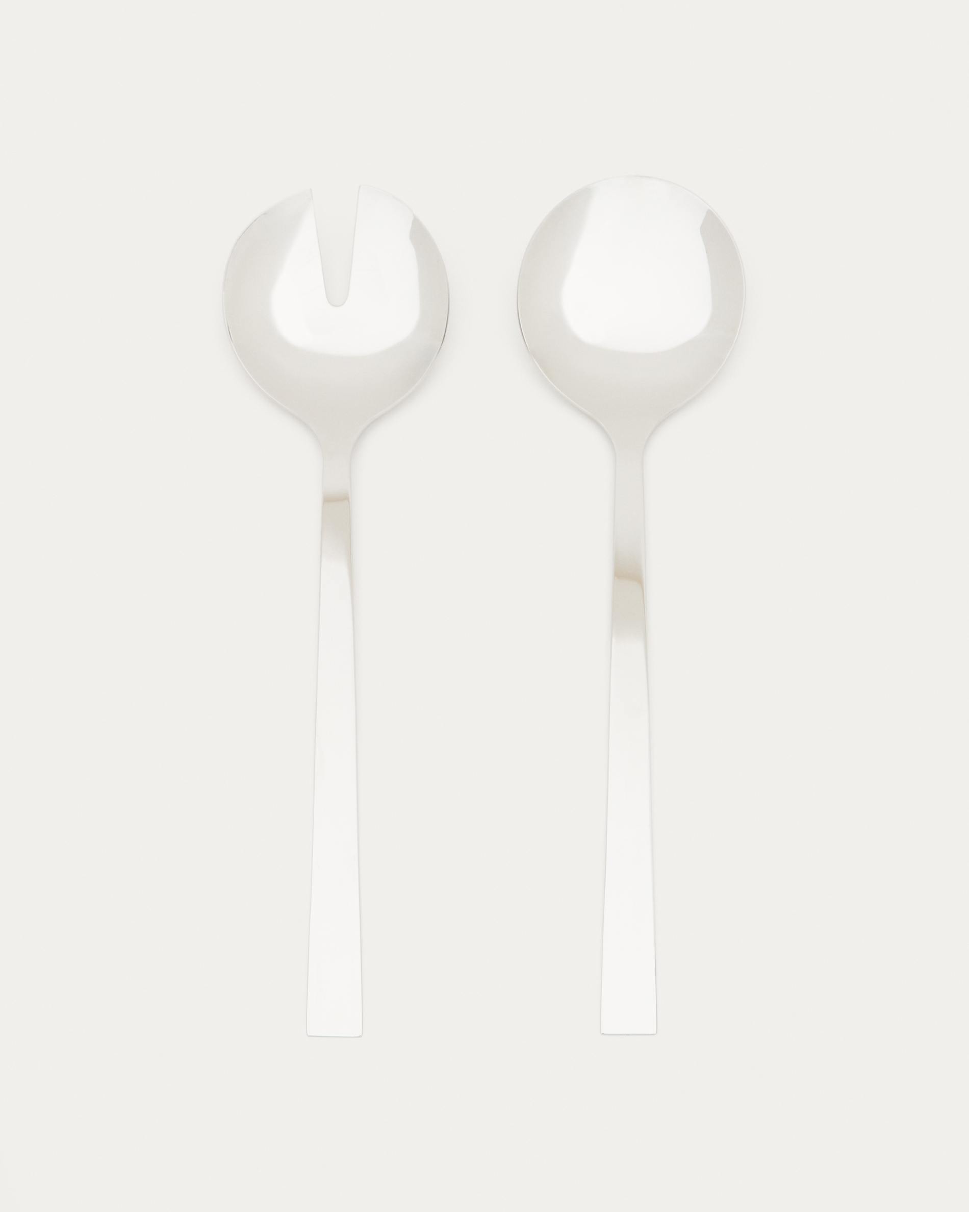 Nirela set of 2 stainless steel kitchen utensils