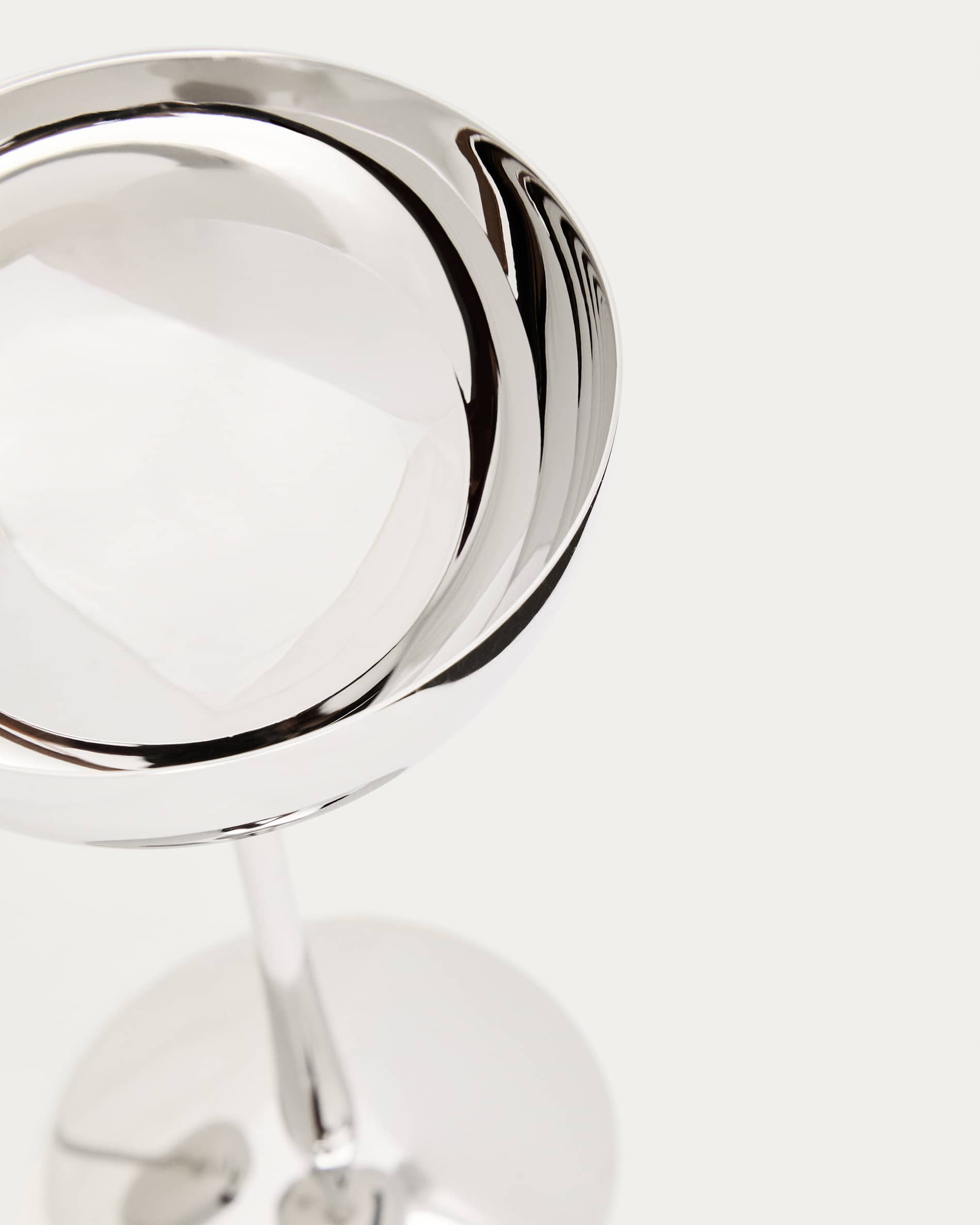 Nirela set of 2 stainless steel glasses