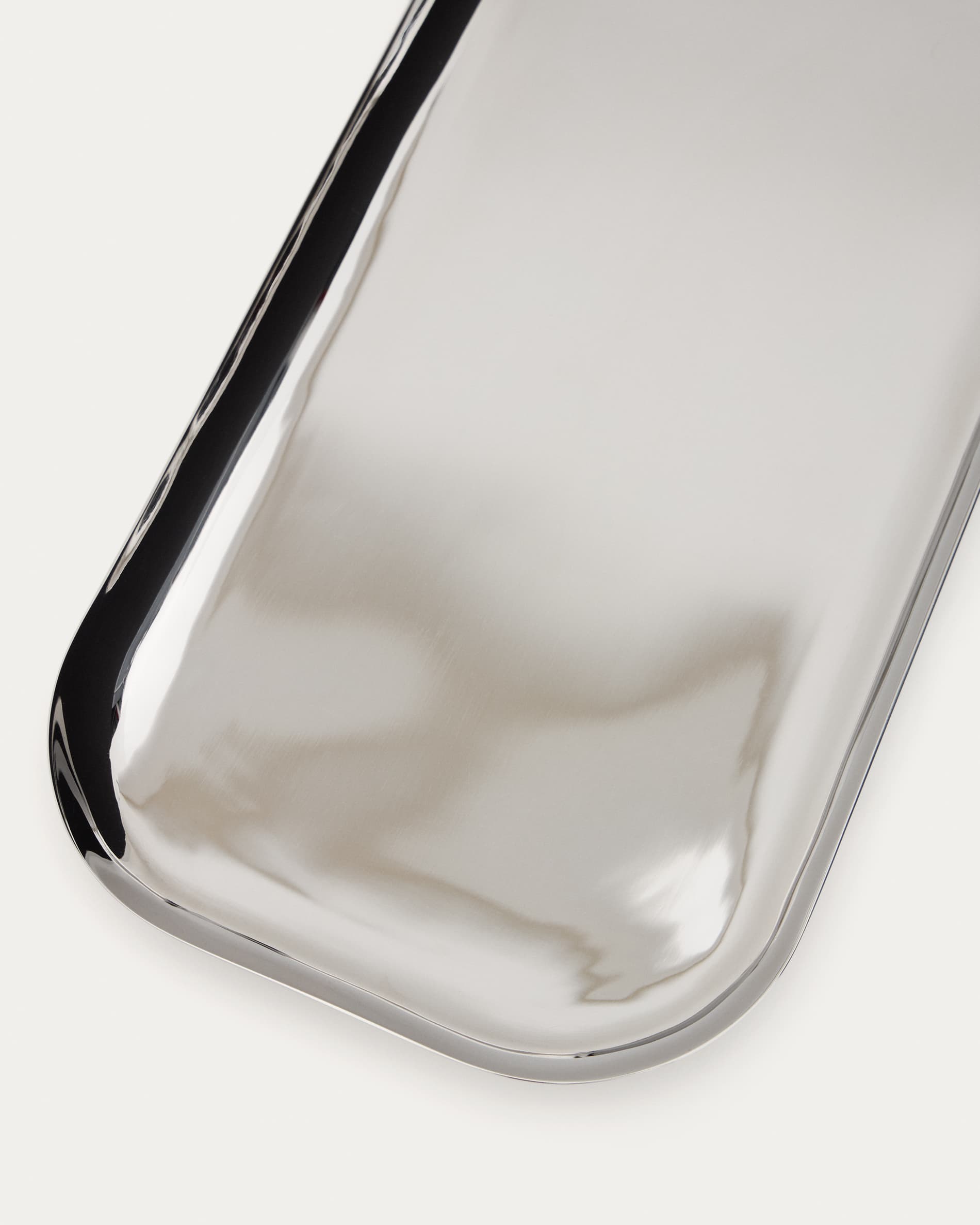 Nirela set of 2 stainless steel trays