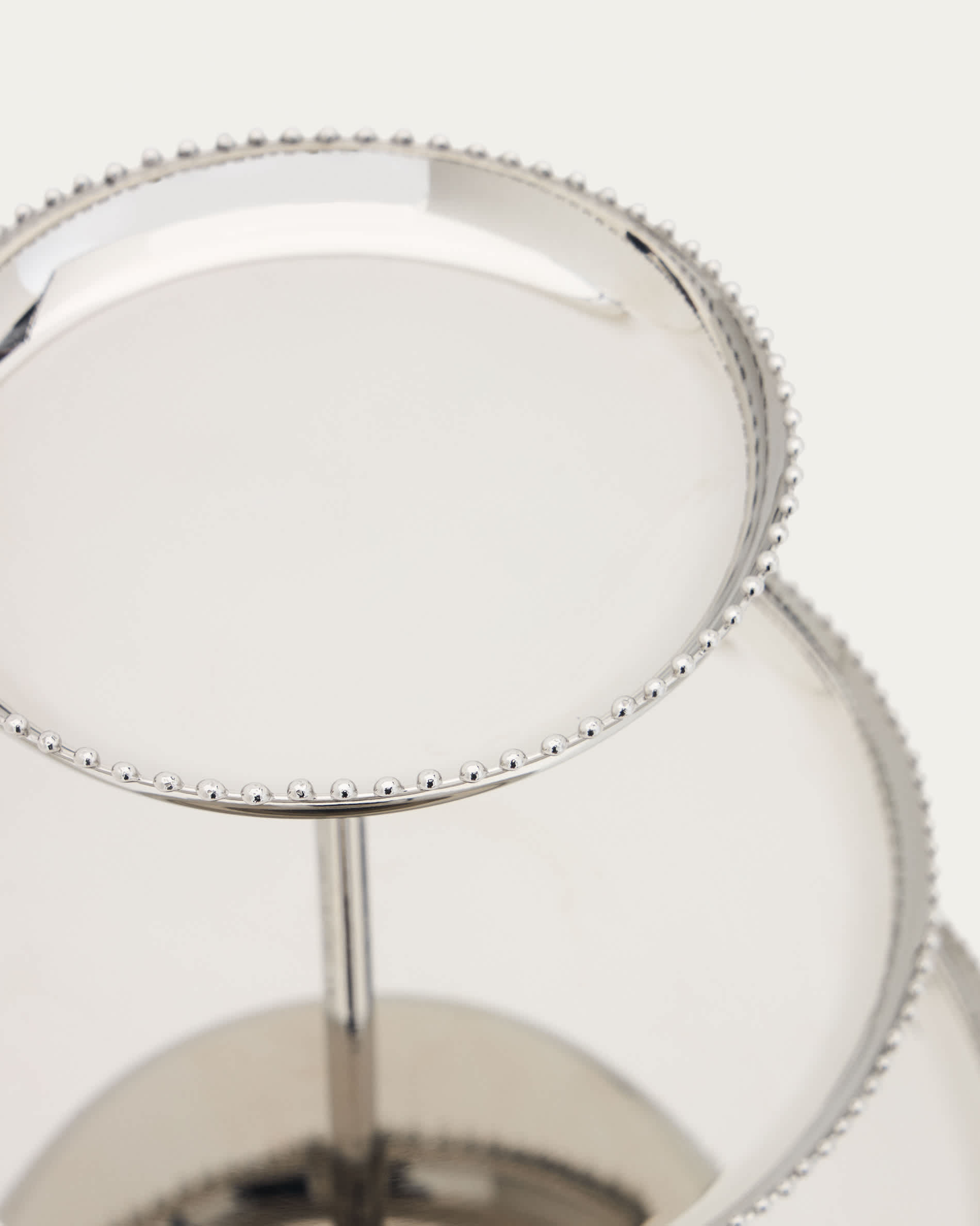 Nirela 3-tier stainless steel tray
