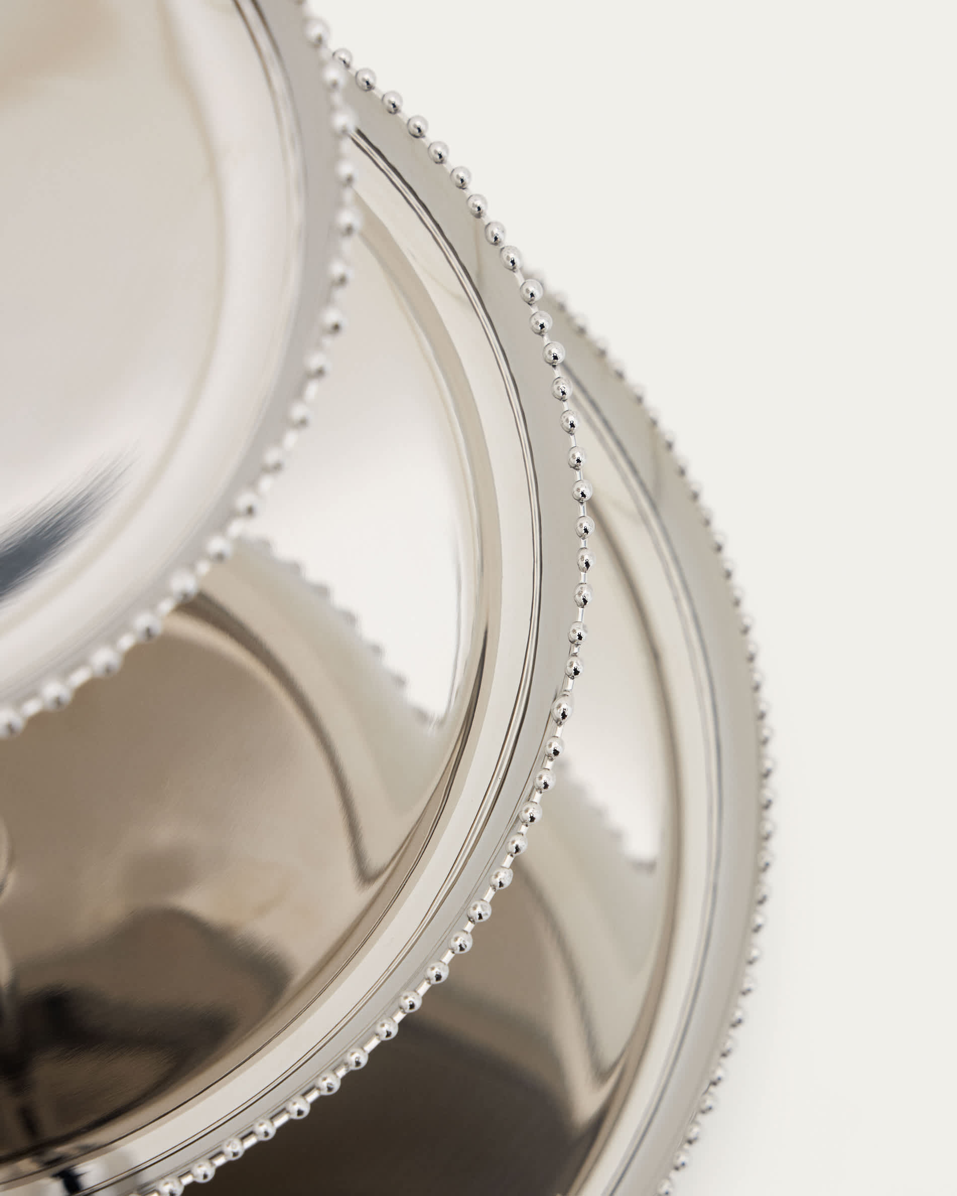 Nirela 3-tier stainless steel tray