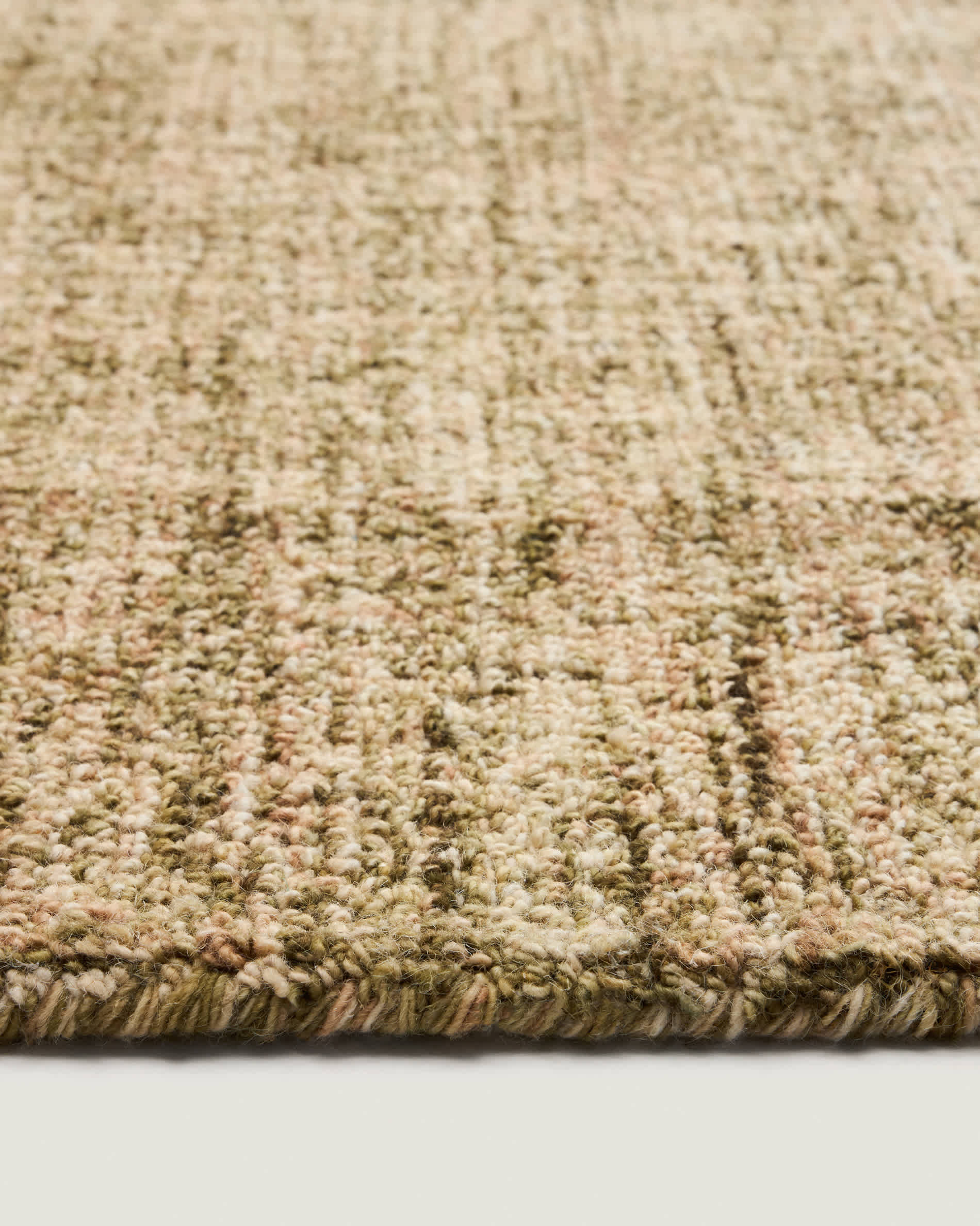 Zarn mini bouclé effect wool blend rug 200 x 300cm