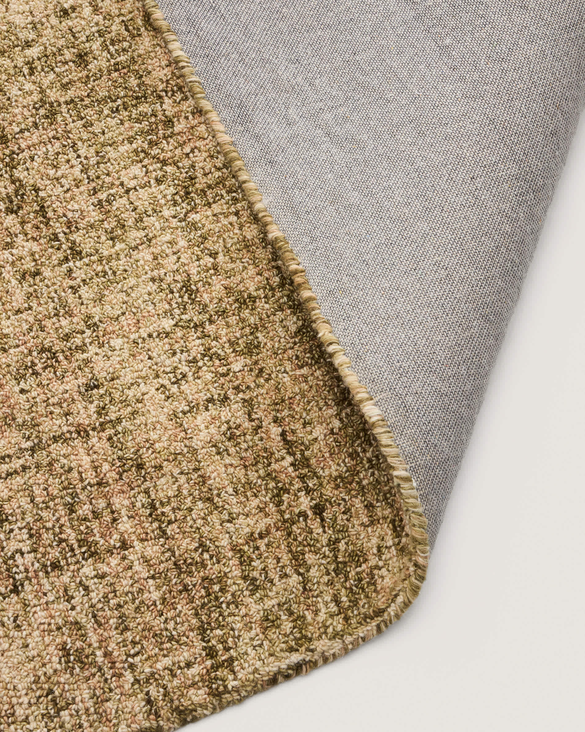 Zarn mini bouclé effect wool blend rug 200 x 300cm