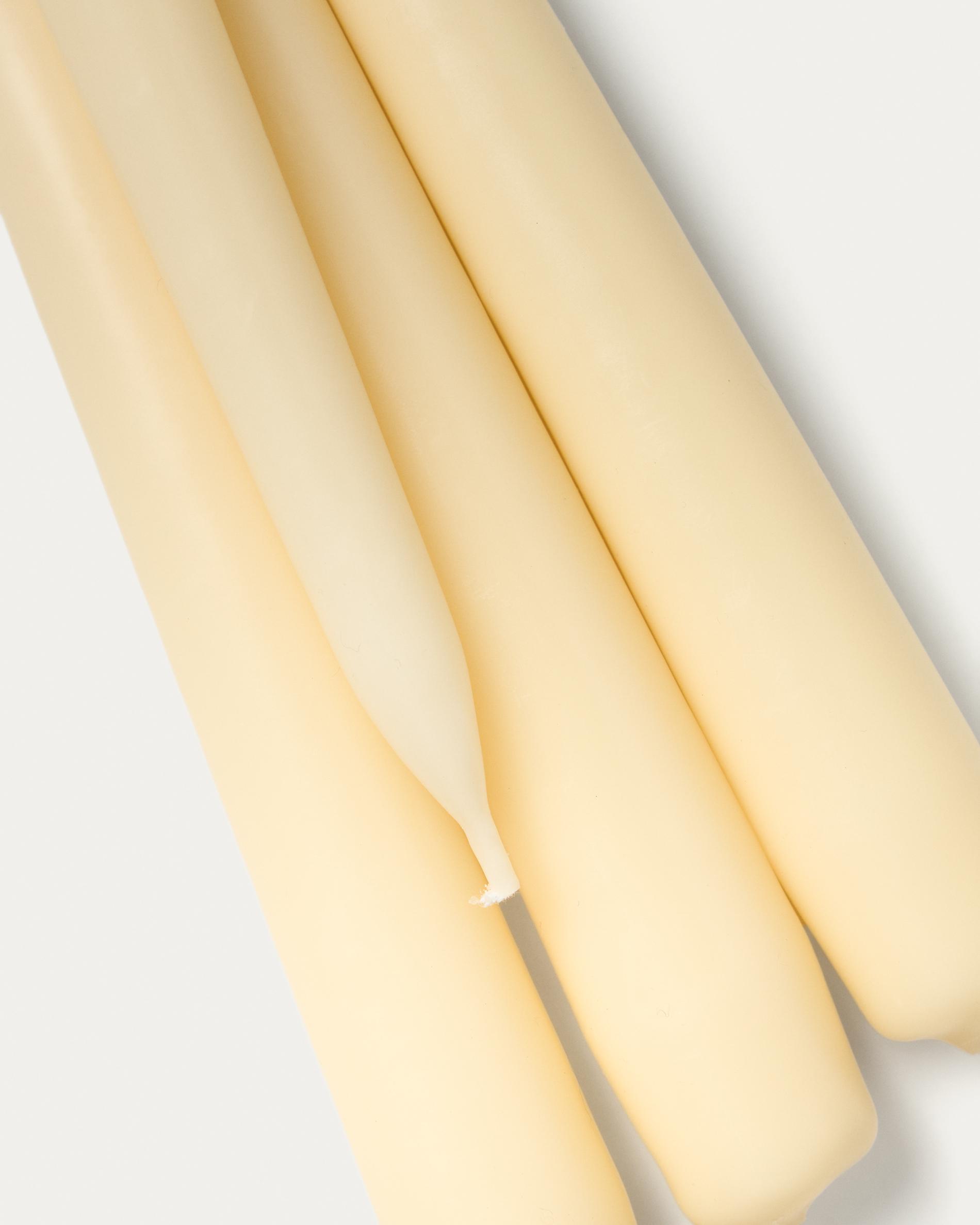 Talinen set of 4 white candles