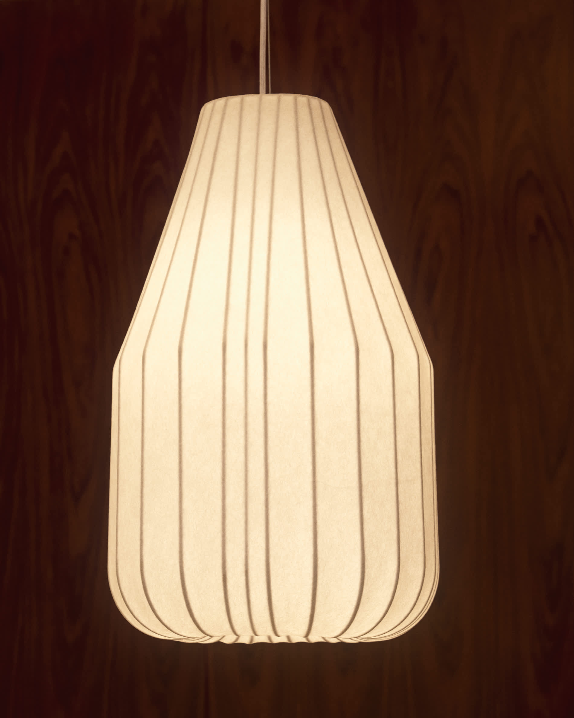 Somar ceiling lamp made with synthetic fibres and steel rods Ø30cm