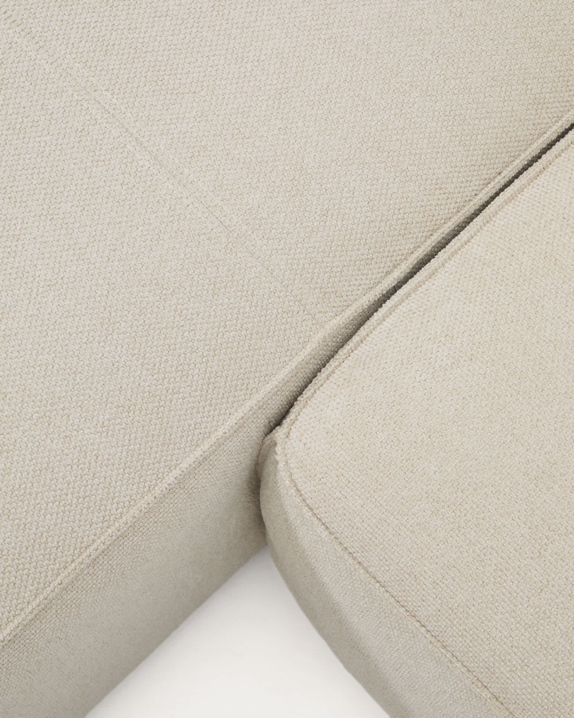 Marela beige chenille 3-seater sofa bed with left chaise longue 276cm FSC Mix Credit