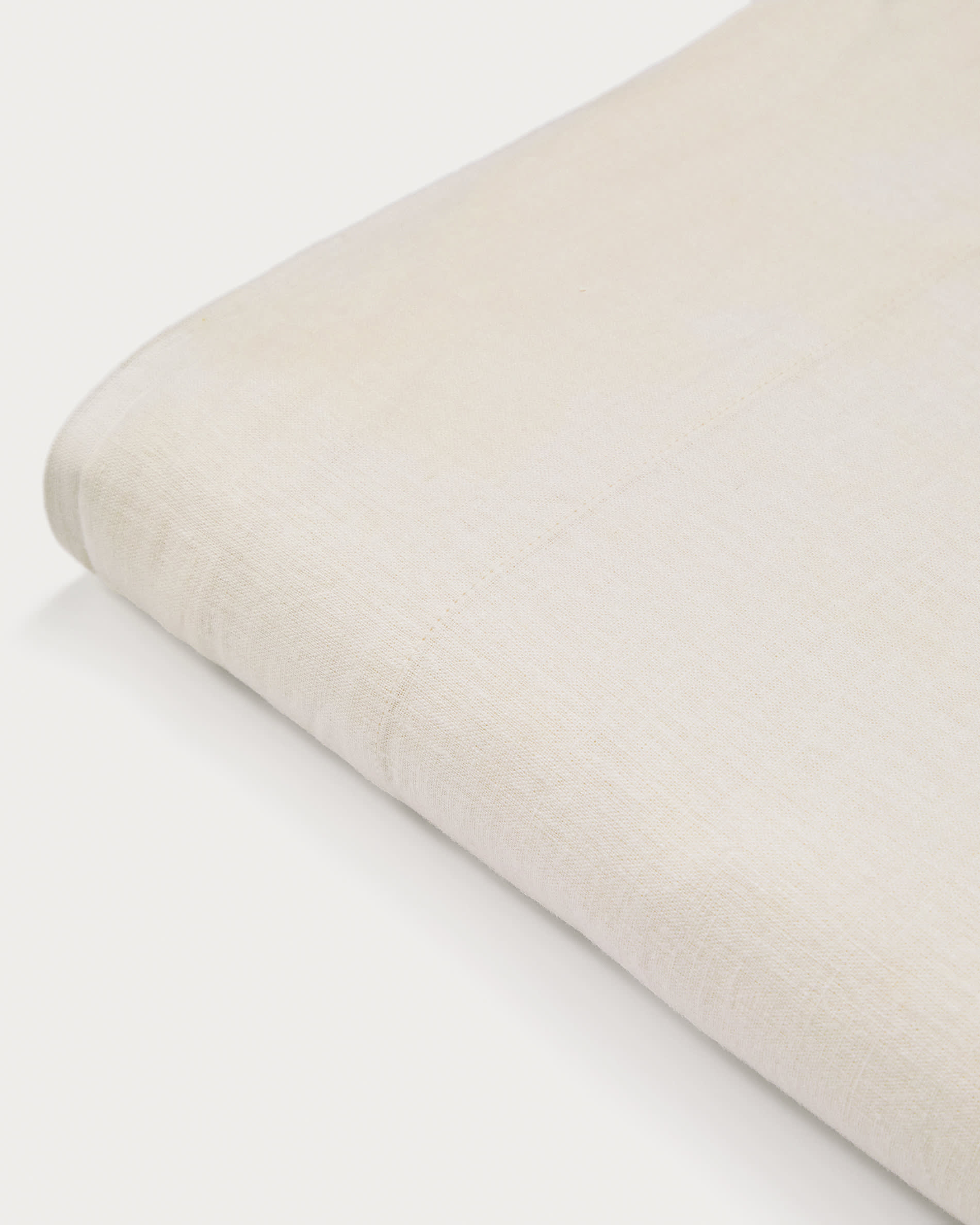 Simmel ecru linen blend top sheet for 180 cm bed