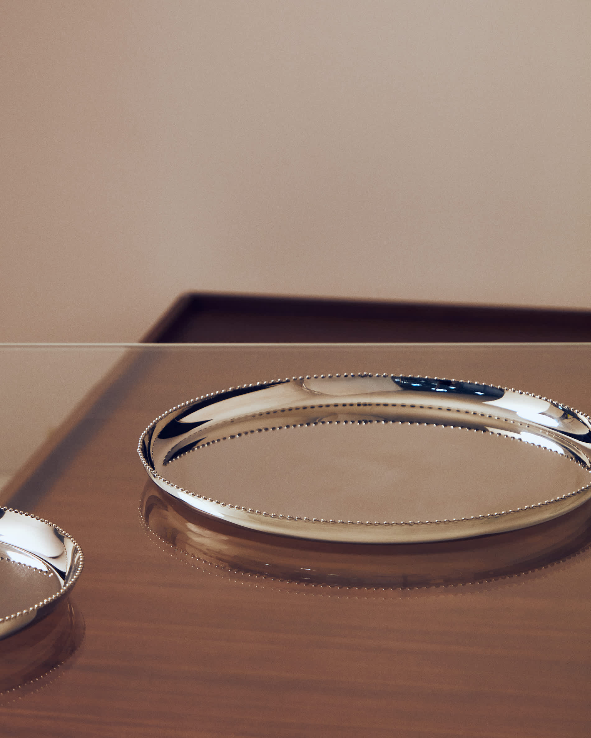 Nirela stainless steel tray Ø 36cm