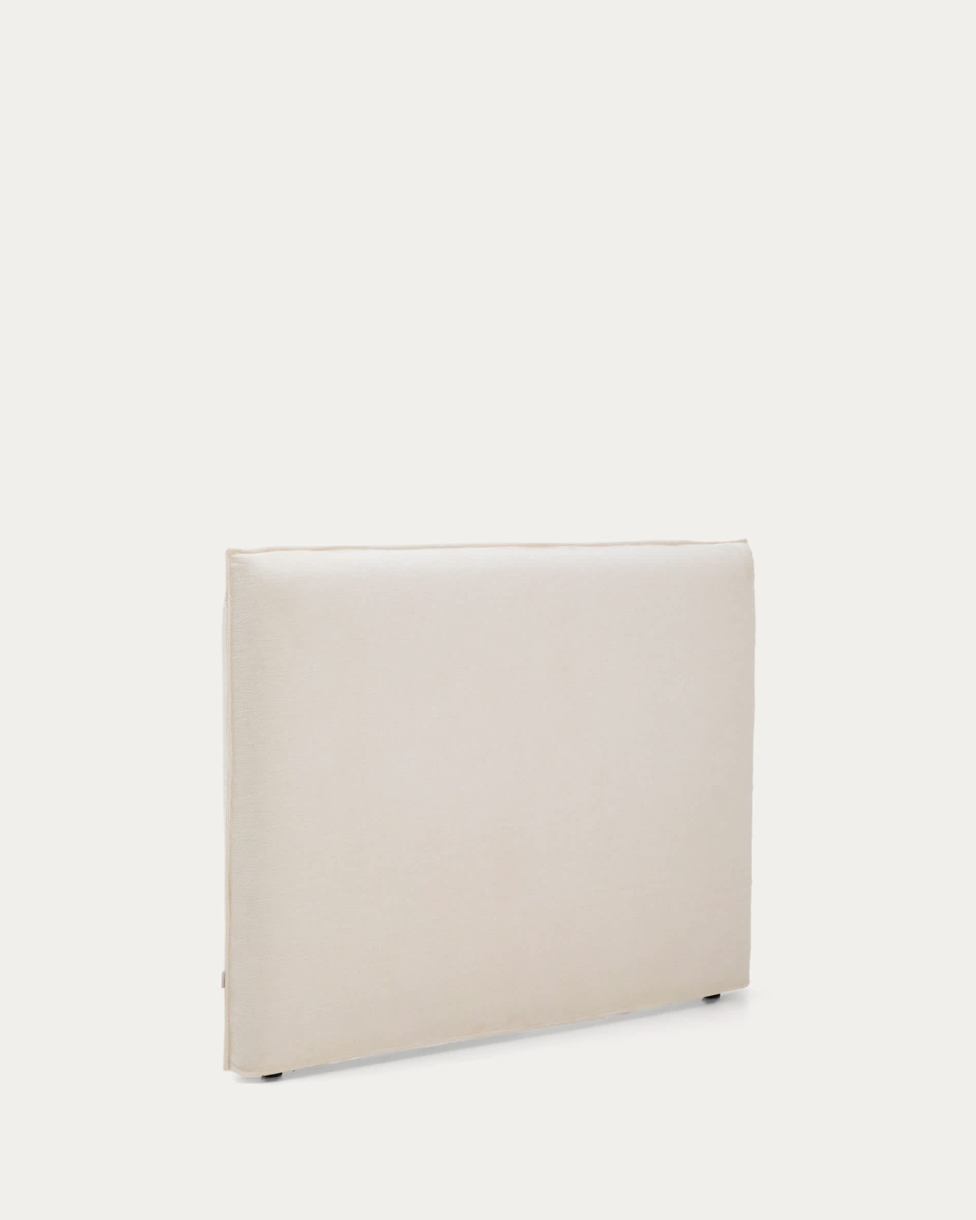 Jaira white chenille headboard with removable cover for beds up to 160cm FSC Mix Credit