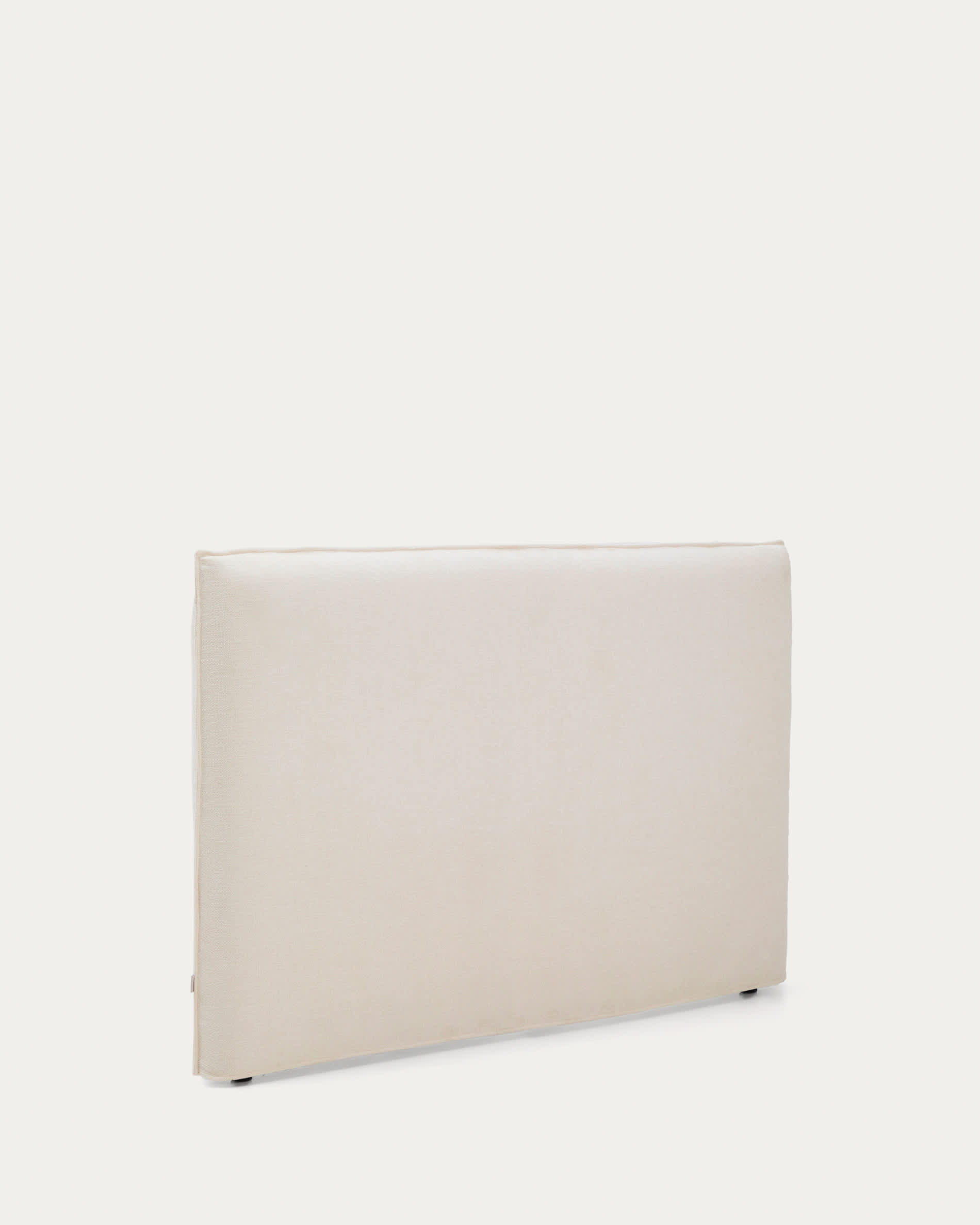 Jaira white chenille headboard with removable cover for beds up to 180cm FSC Mix Credit