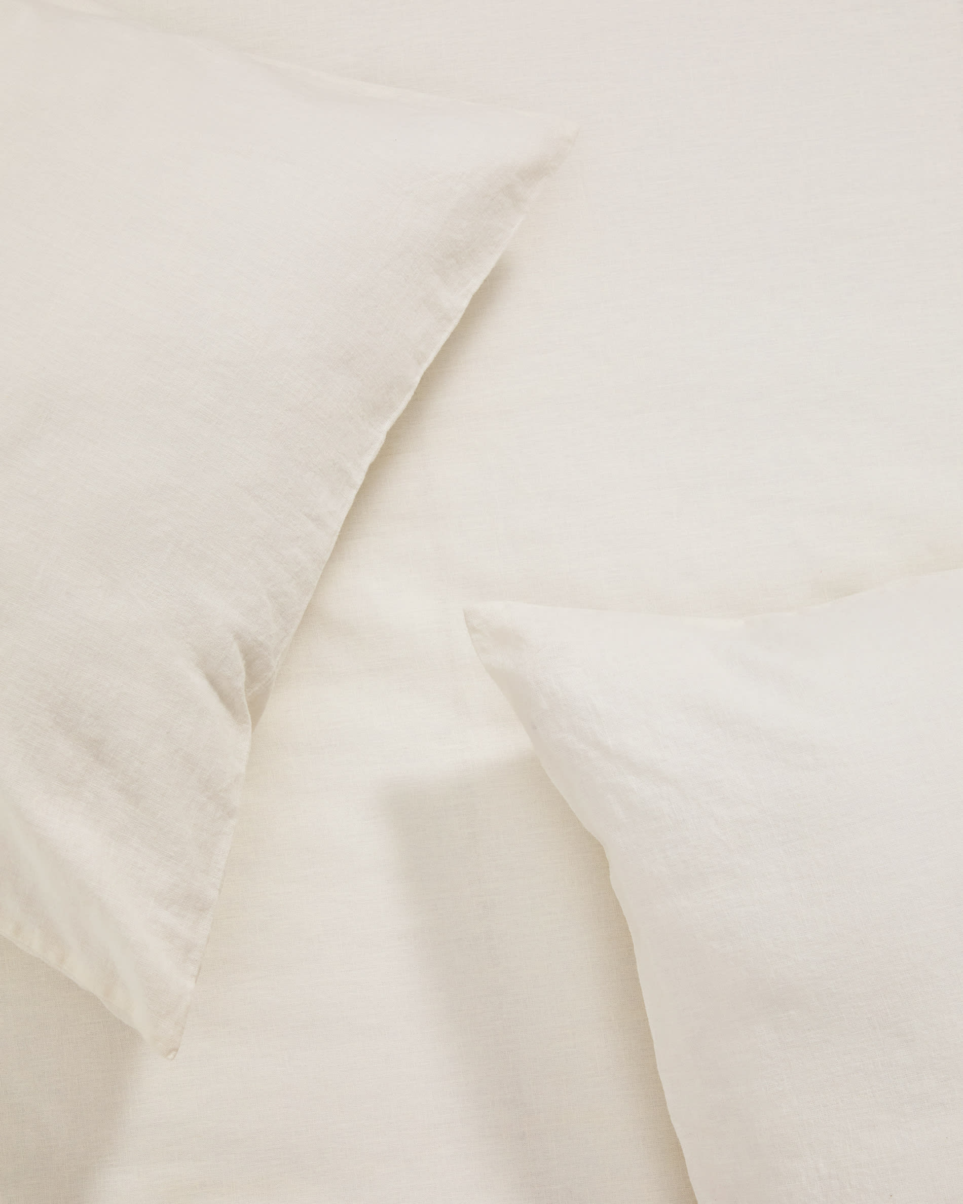 Simmel set of 2 beige linen blend pillow cases 50 x 70cm