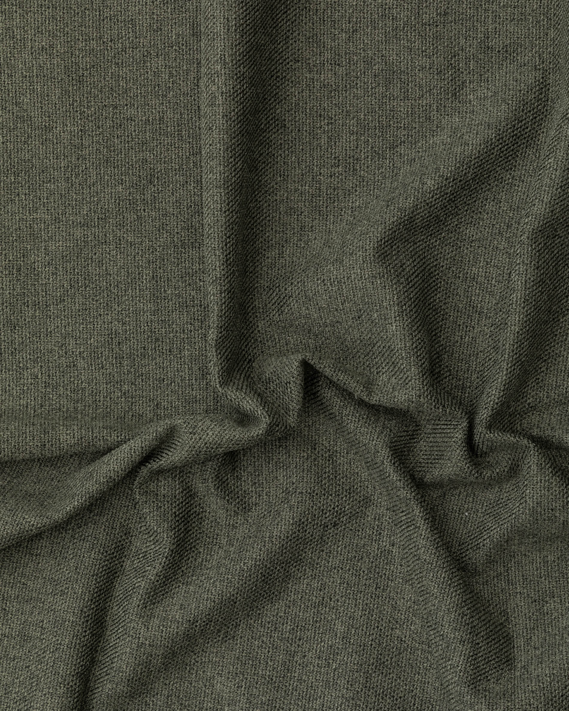 Club dark green bouclé armchair