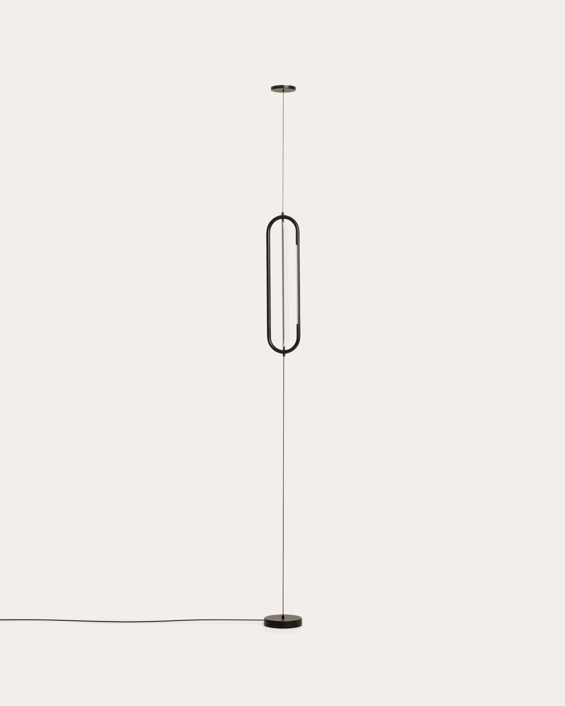Bow black aluminium ceiling lamp Ø 16 cm