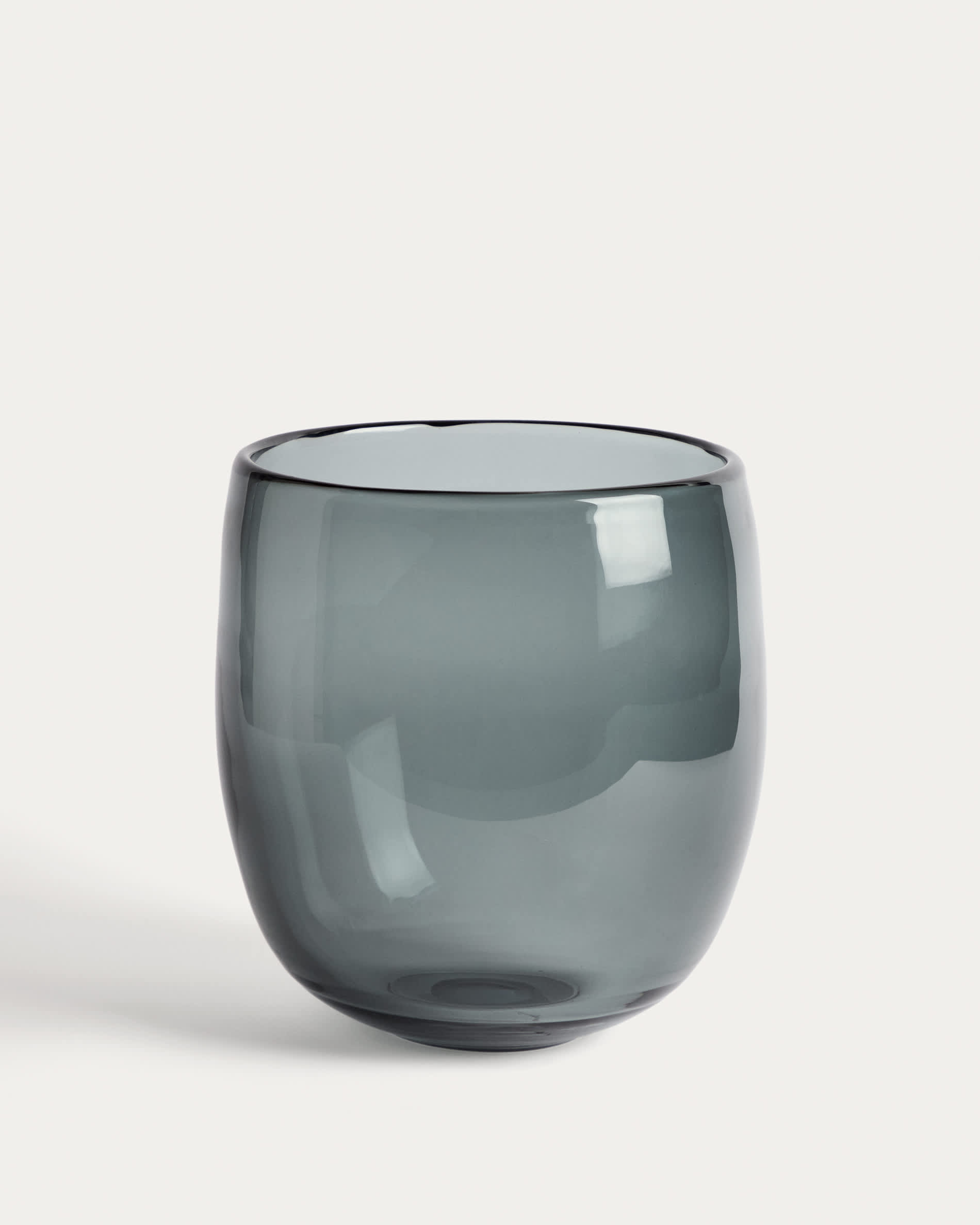 Sirau grey glass centrepiece Ø24cm