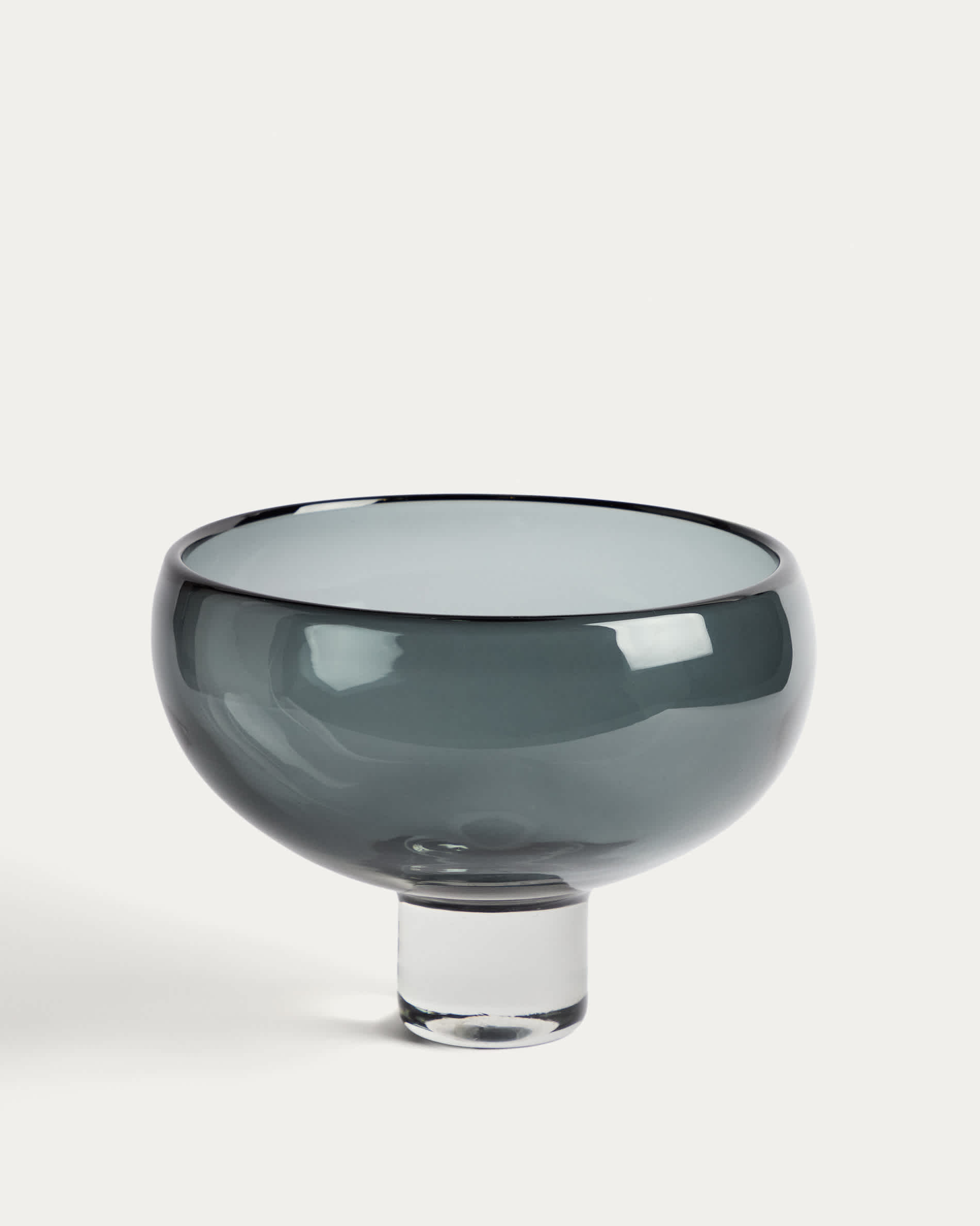 Sirau grey glass centrepiece Ø29.8cm