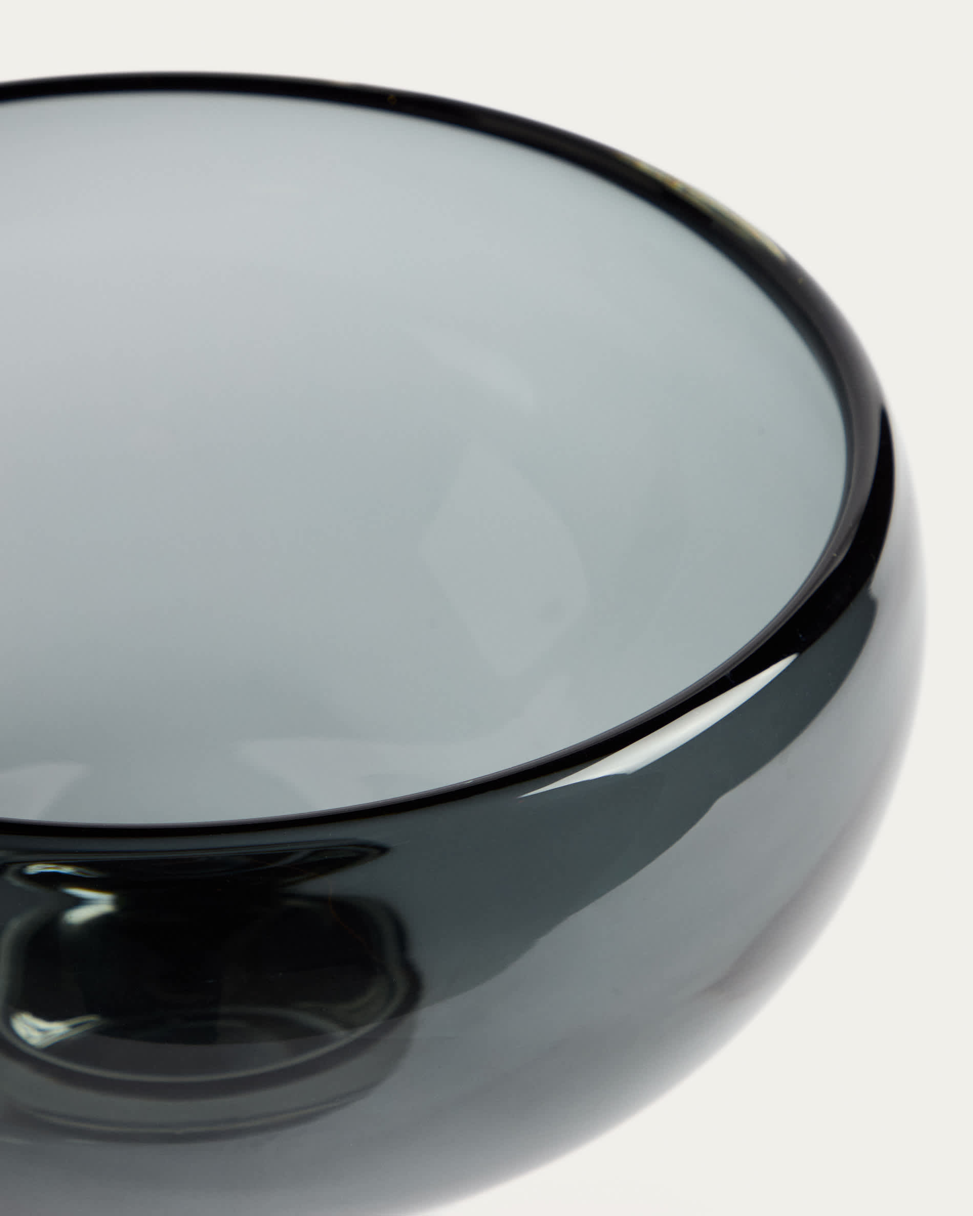 Sirau grey glass centrepiece Ø29.8cm
