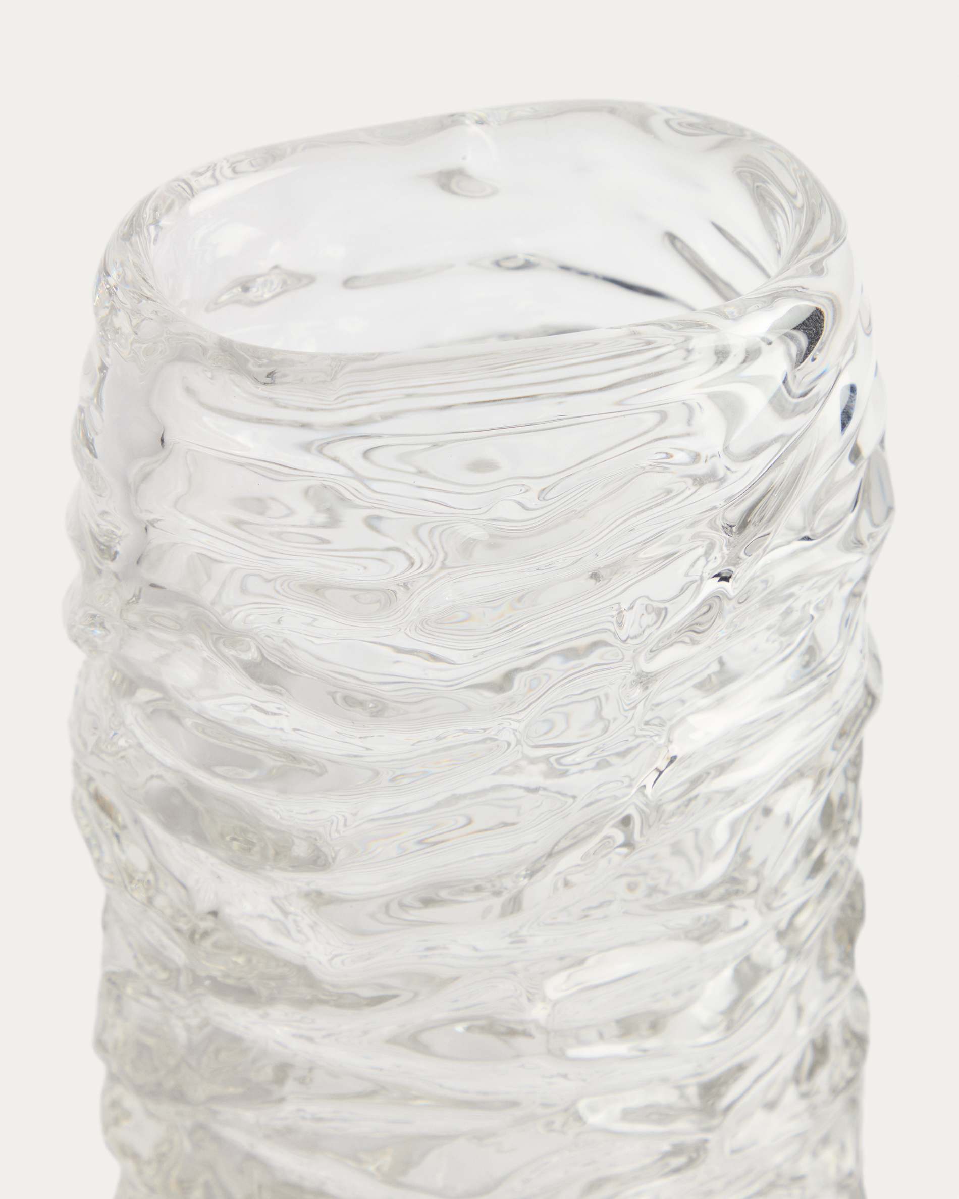 Vorma clear glass vase 29.5cm