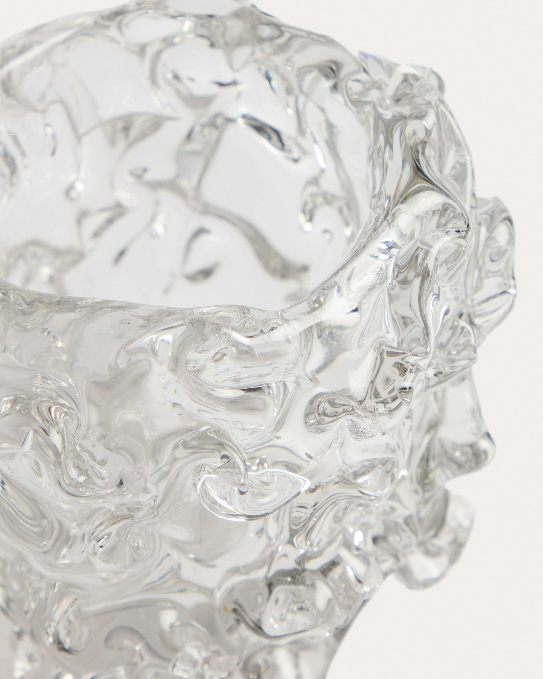 Vorma clear glass centrepiece Ø17.5cm