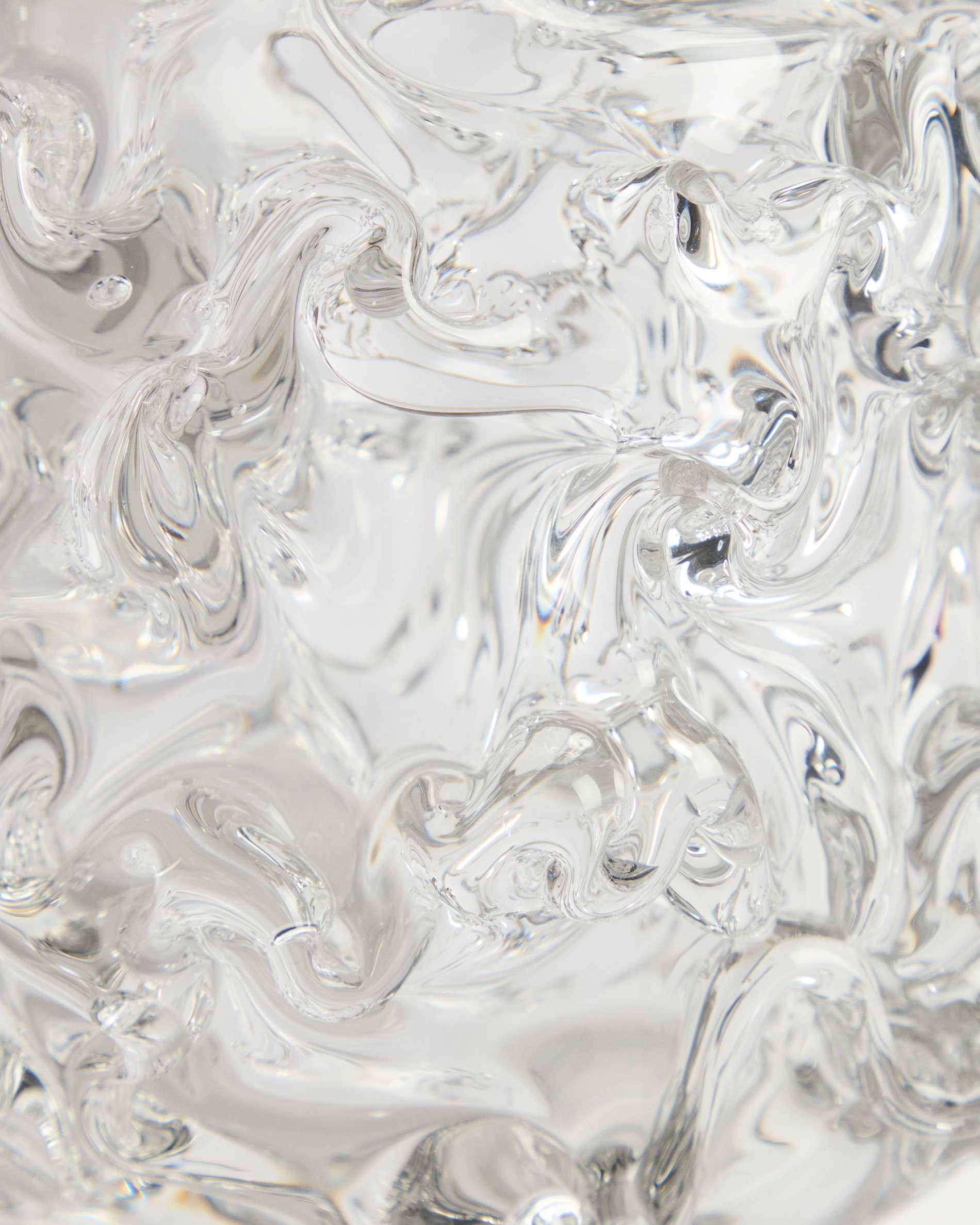 Vorma clear glass centrepiece Ø17.5cm