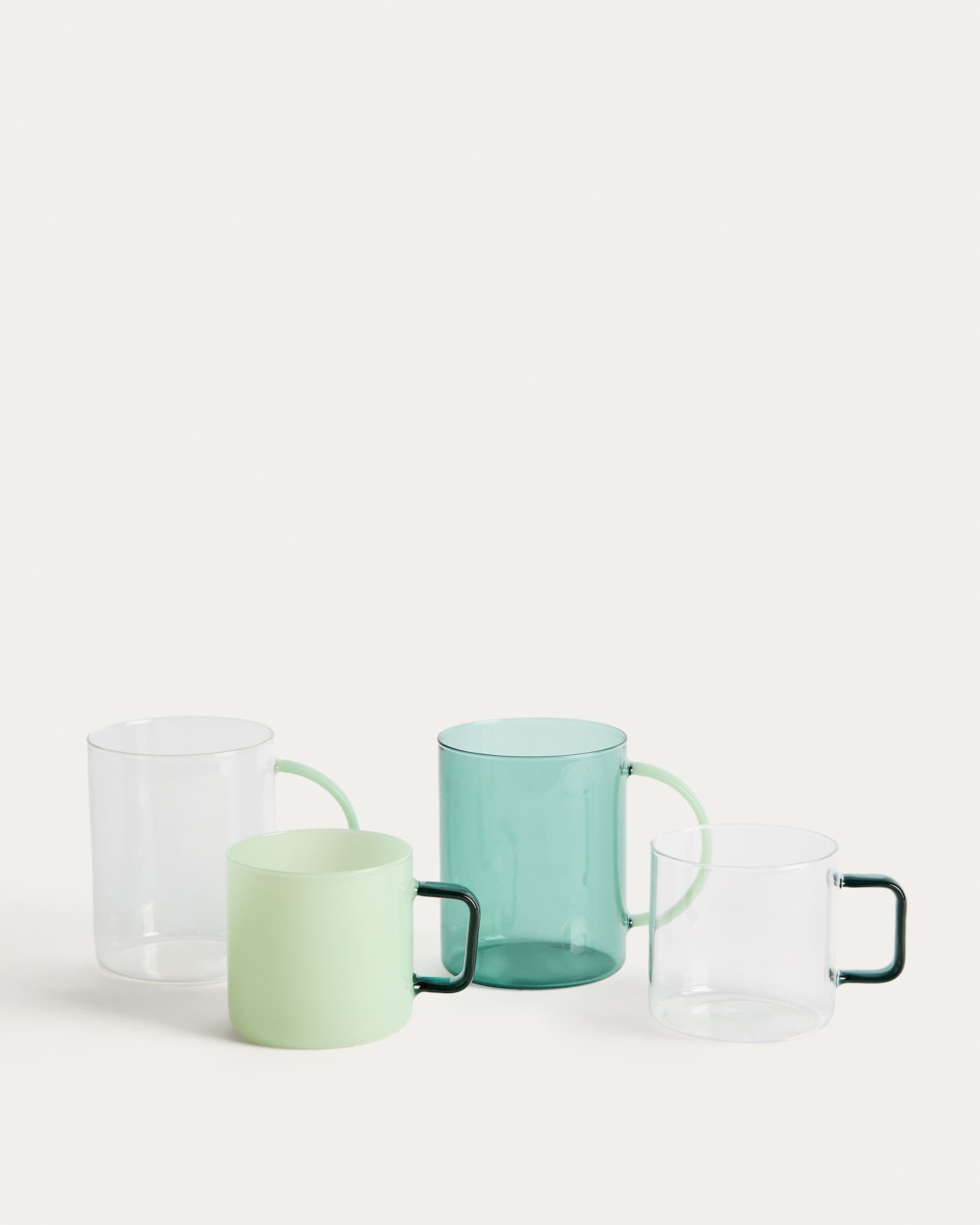 Micla clear glass mug