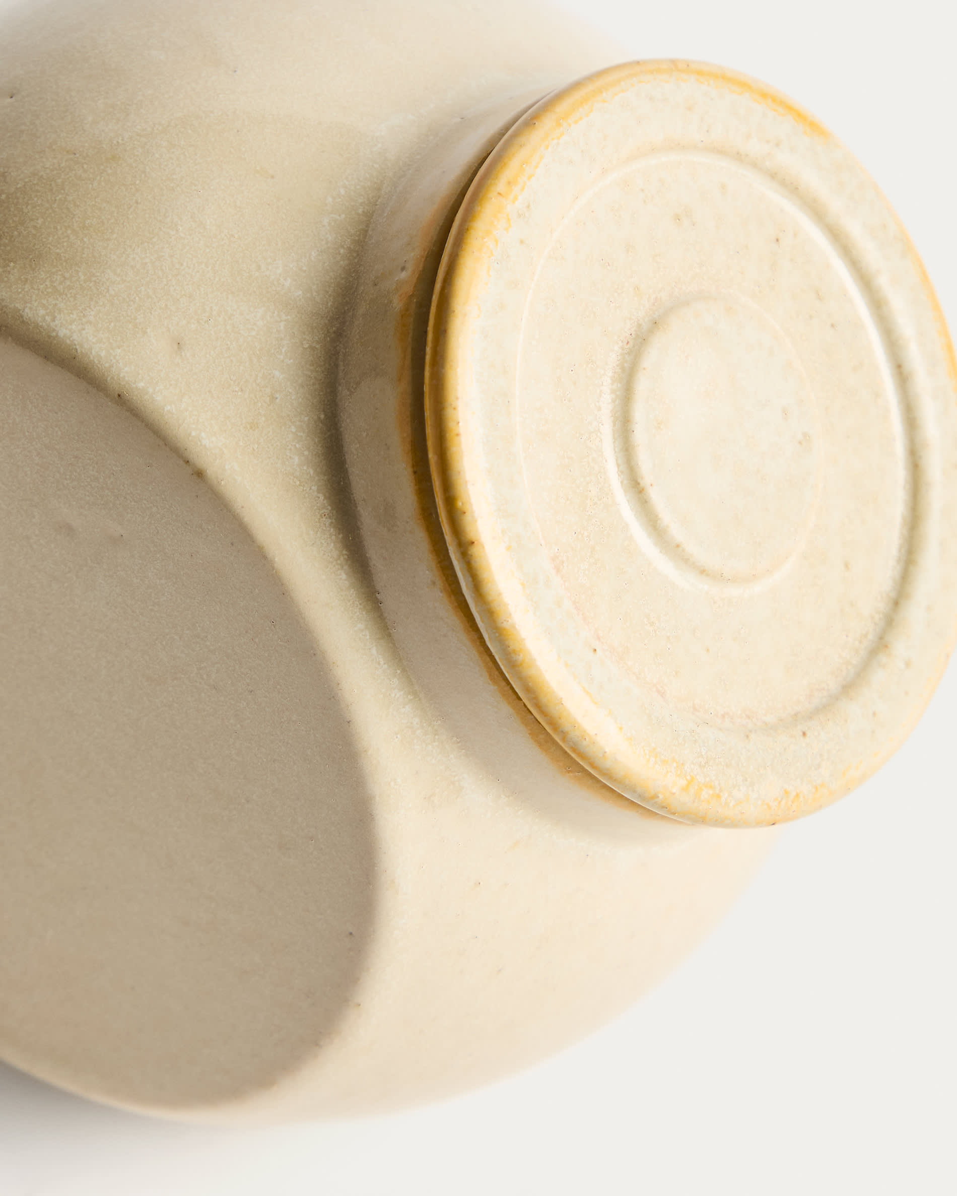 Belor white ceramic pot 17cm