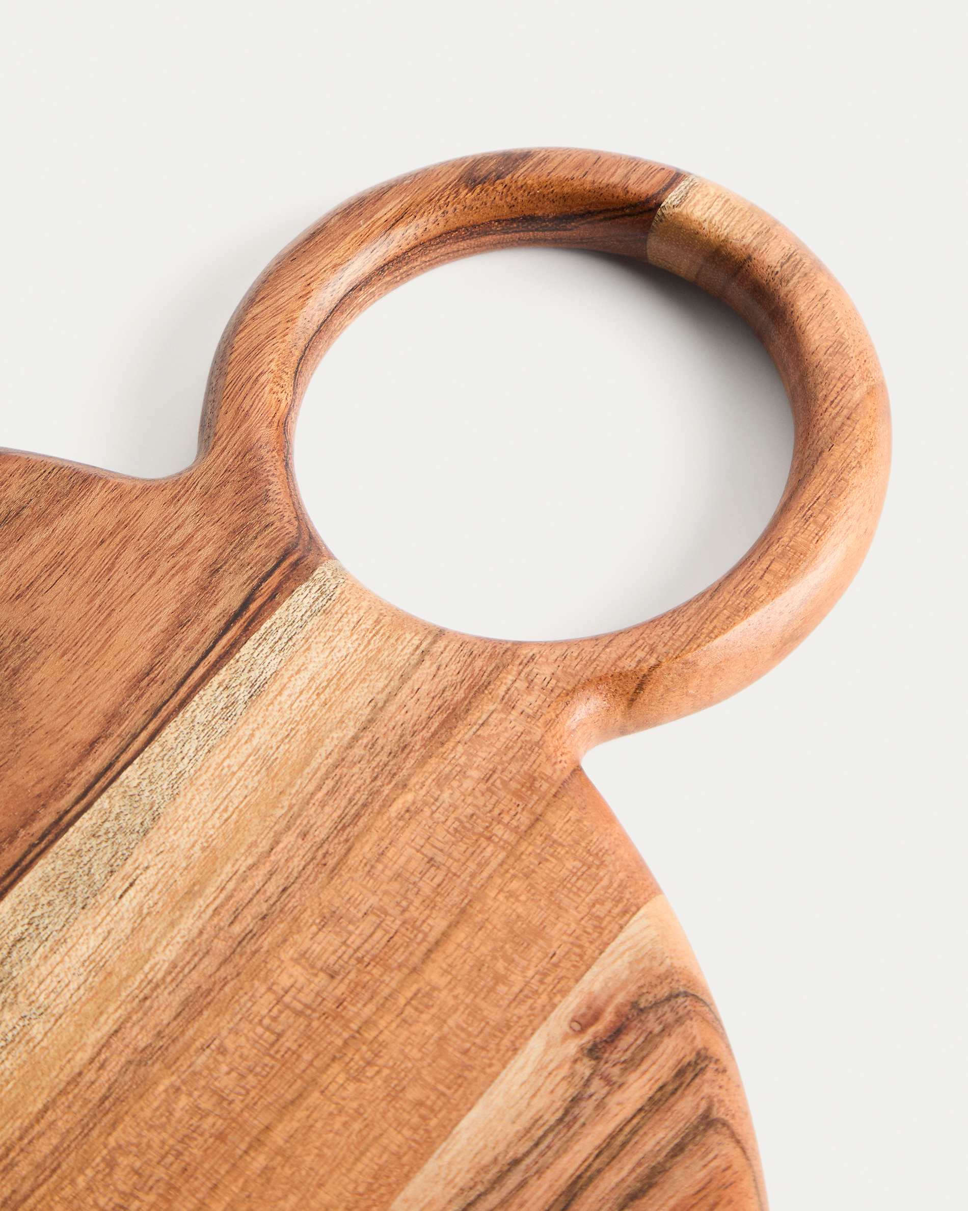 Dalme acacia wood serving board Ø26.5cm