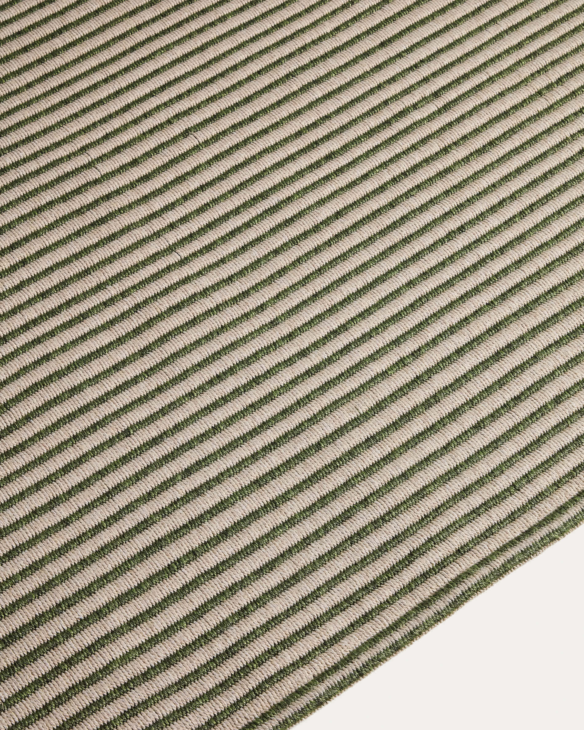 Ardelia green and beige synthetic fibre rug 160 x 230cm