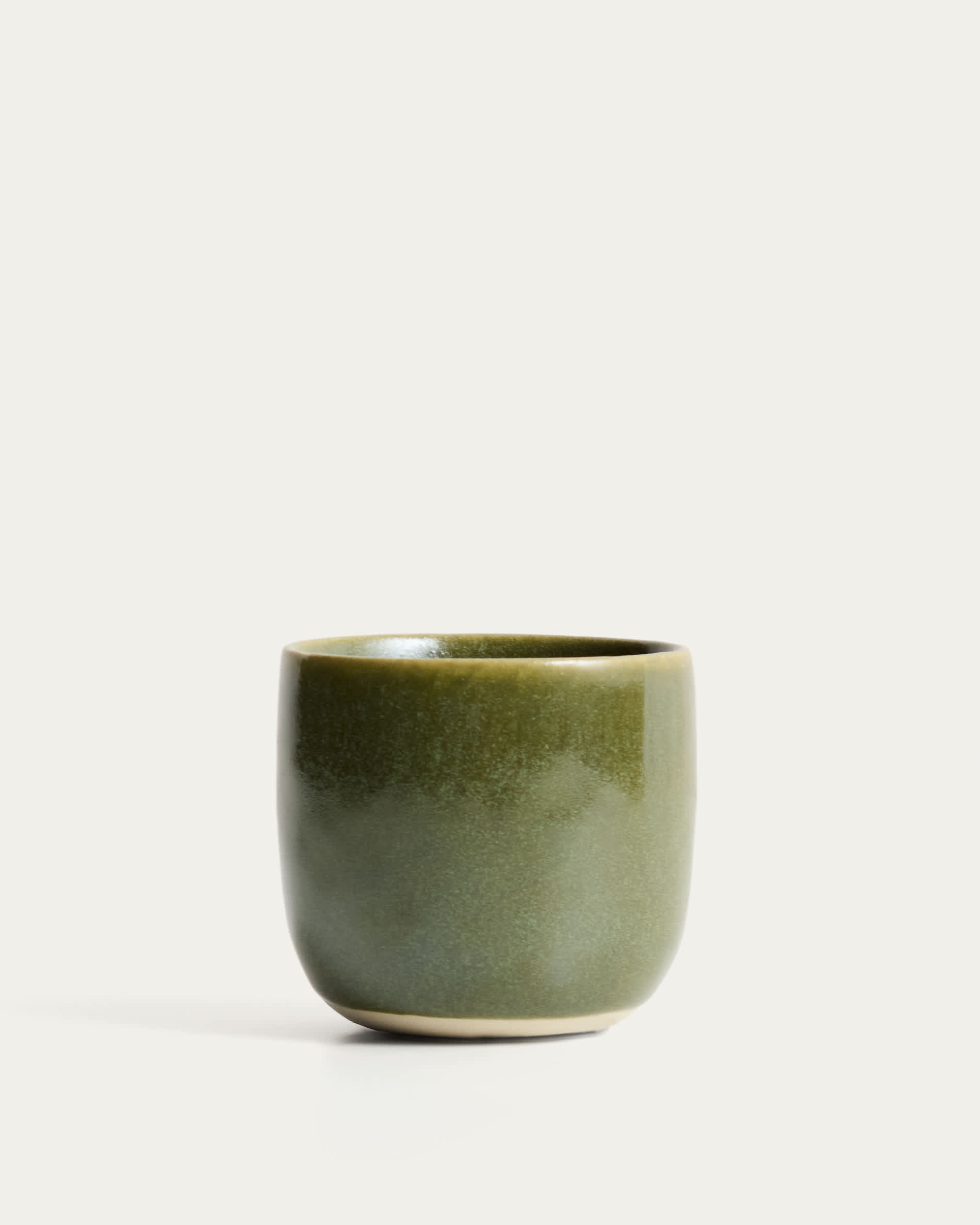 Uilo green ceramic mug