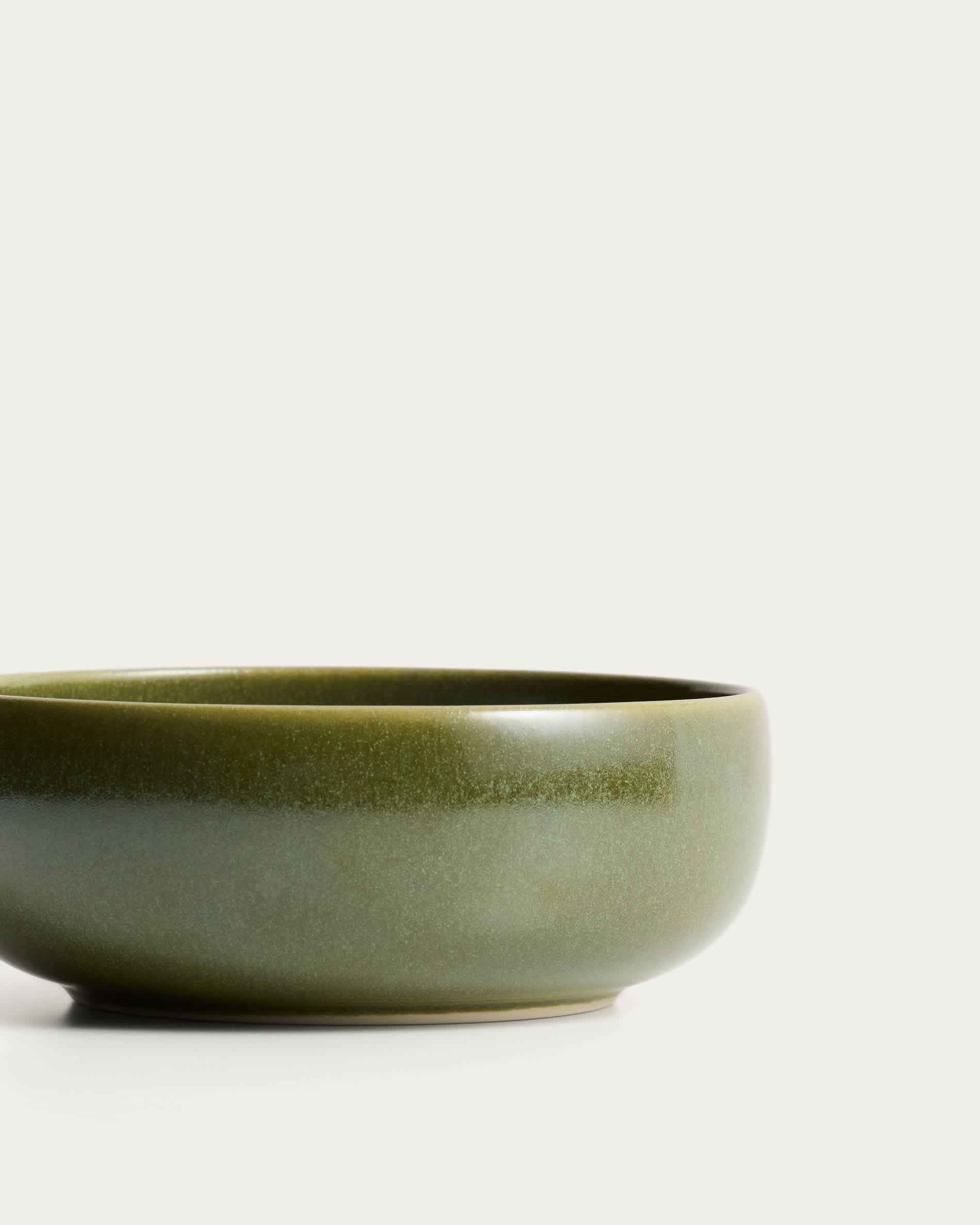 Uilo small green ceramic bowl