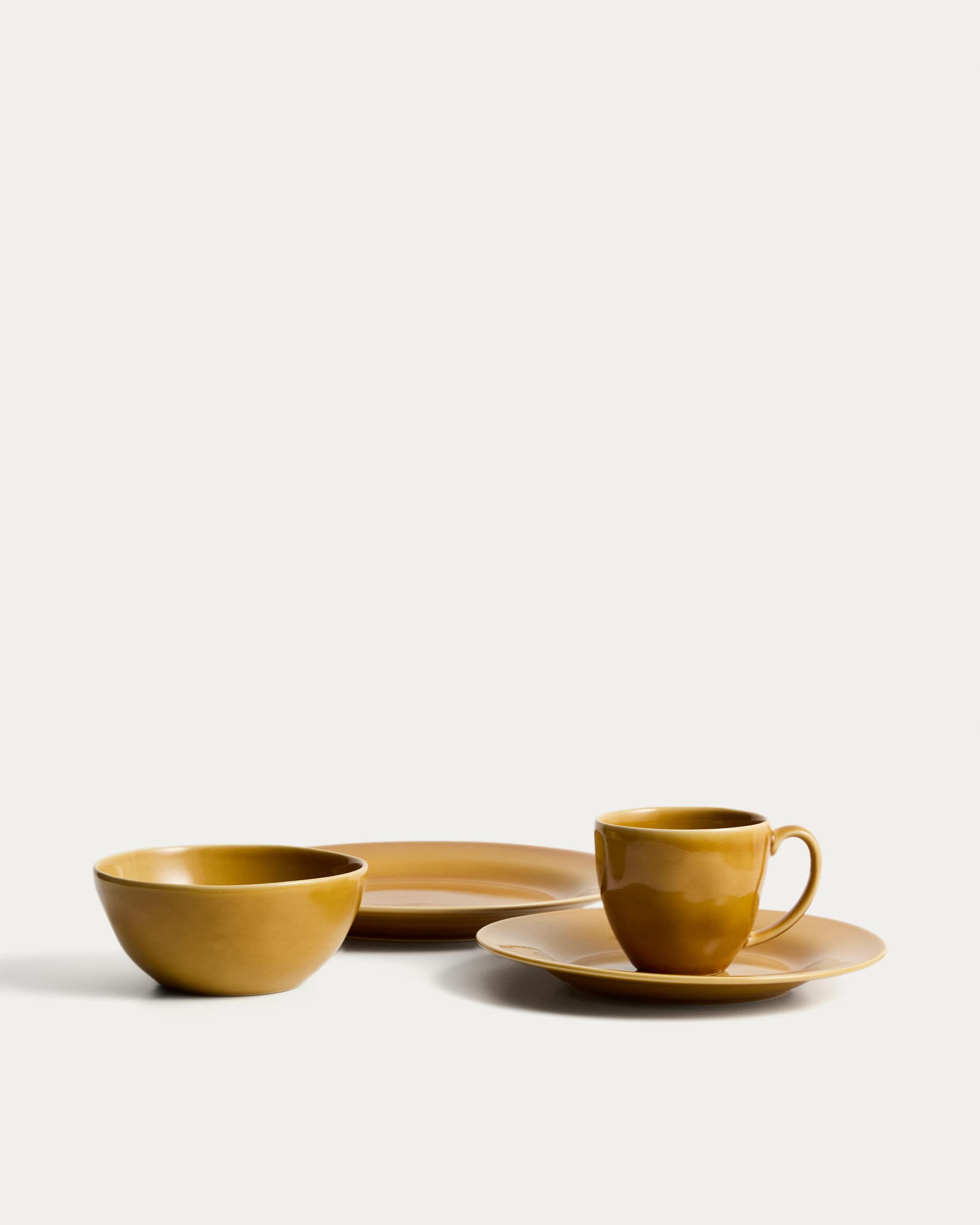 Selune yellow ceramic bowl
