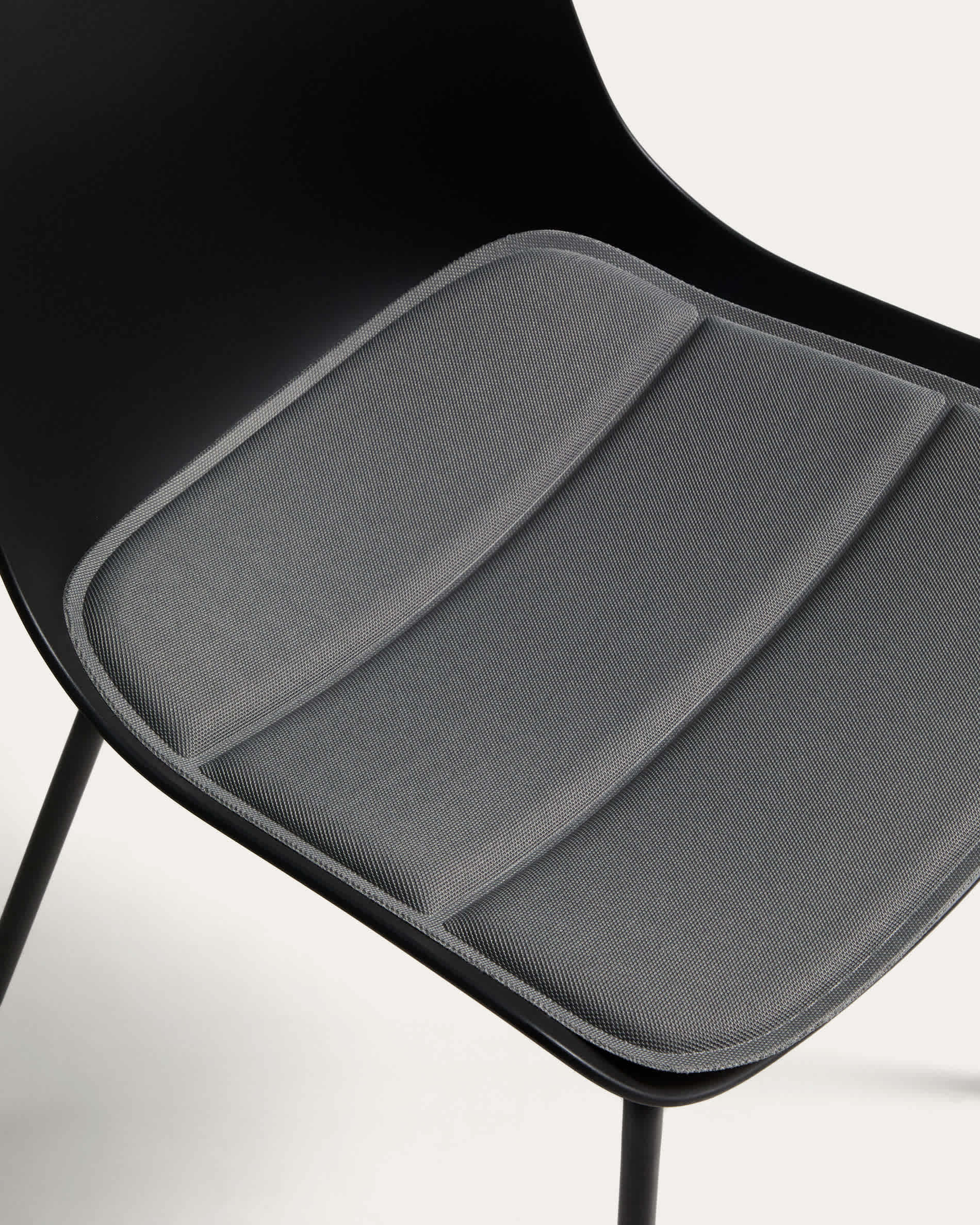 Sindera graphite chair cushion 45 x 43cm