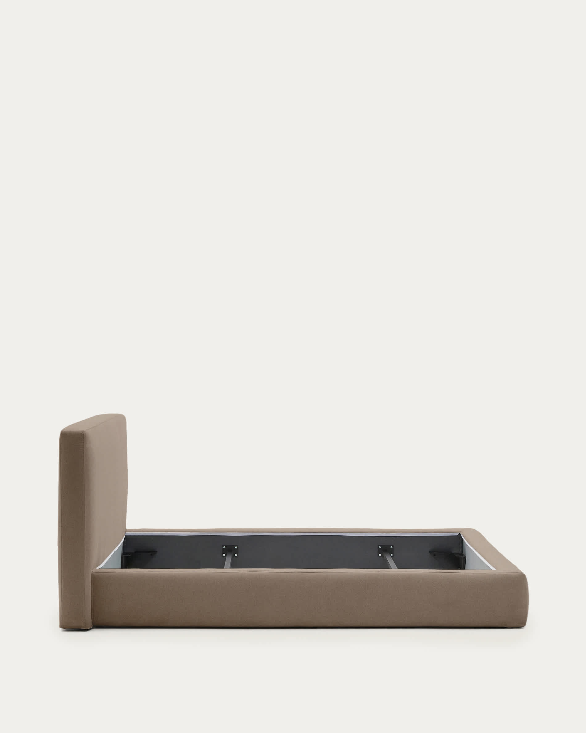 Blok brown bed with removable cover for 160 x 200cm mattress FSC Mix Credit