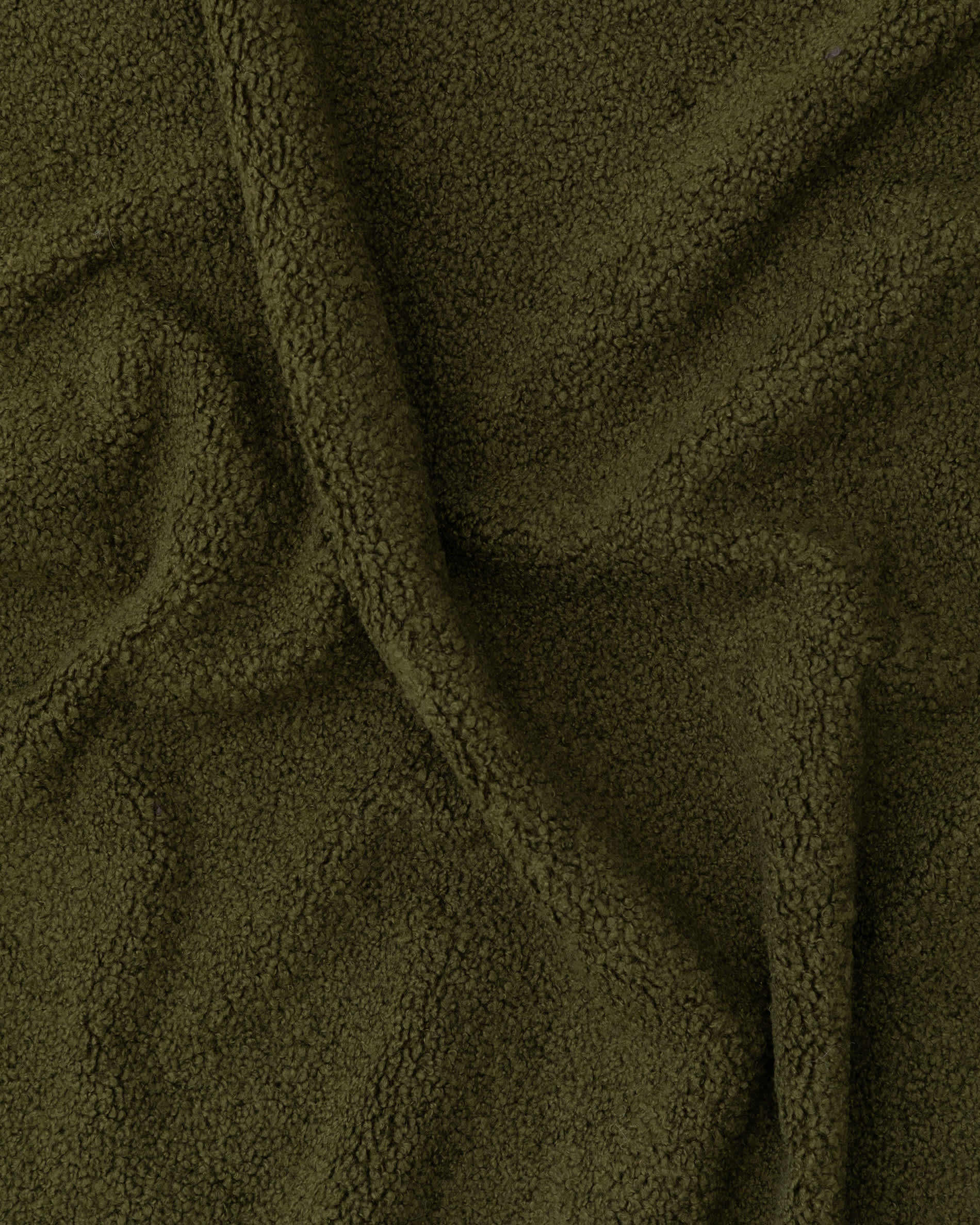 Martina bed with removable cover in dark green bouclé fabric for 180 x 200cm mattress FSC Mix Credit