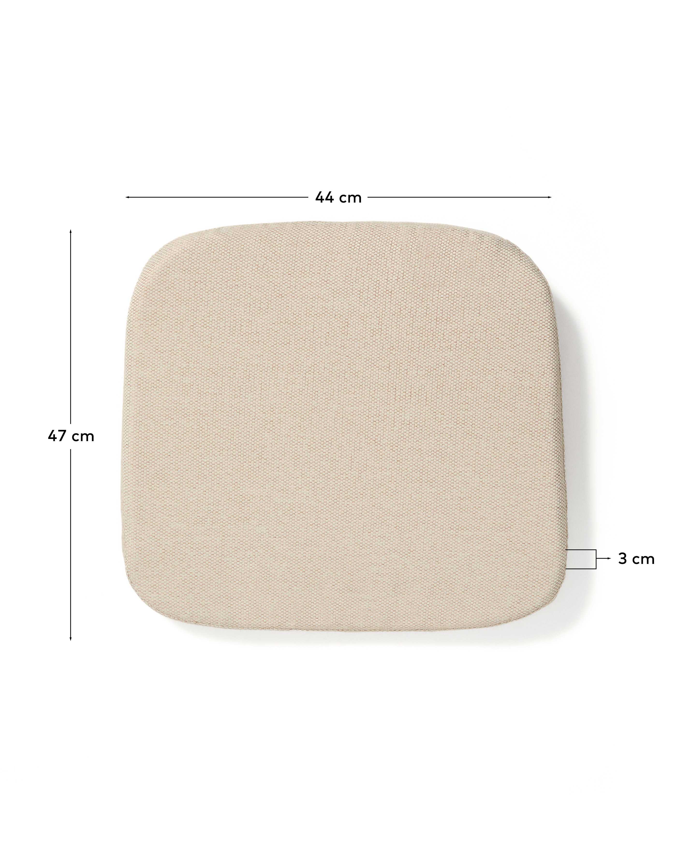 Alipa chair ecru cushion 44 x 47 cm
