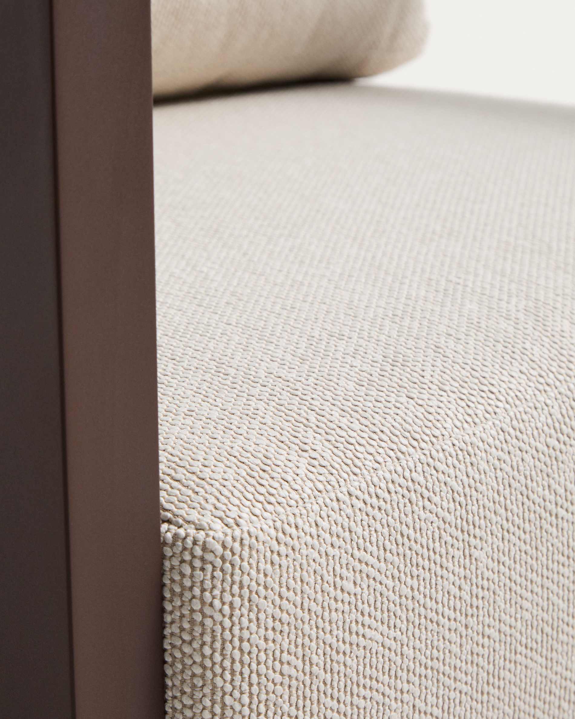Nerano brown aluminium outdoor armchair