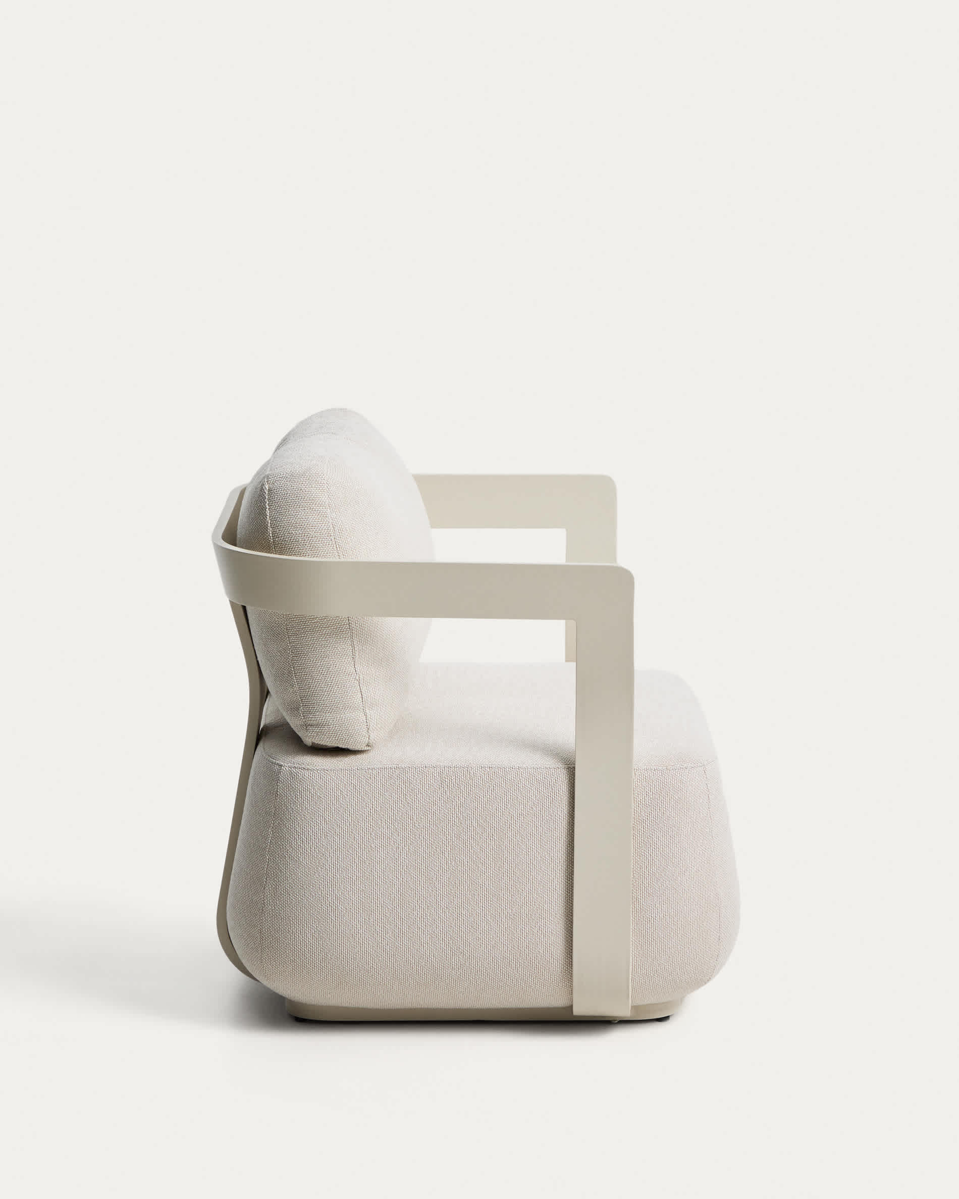 Tamaris ecru aluminium outdoor armchair