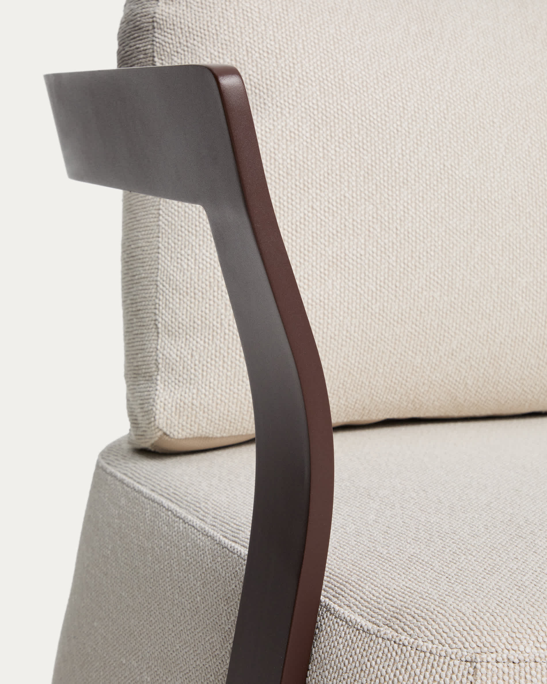 Tamaris brown aluminium outdoor armchair