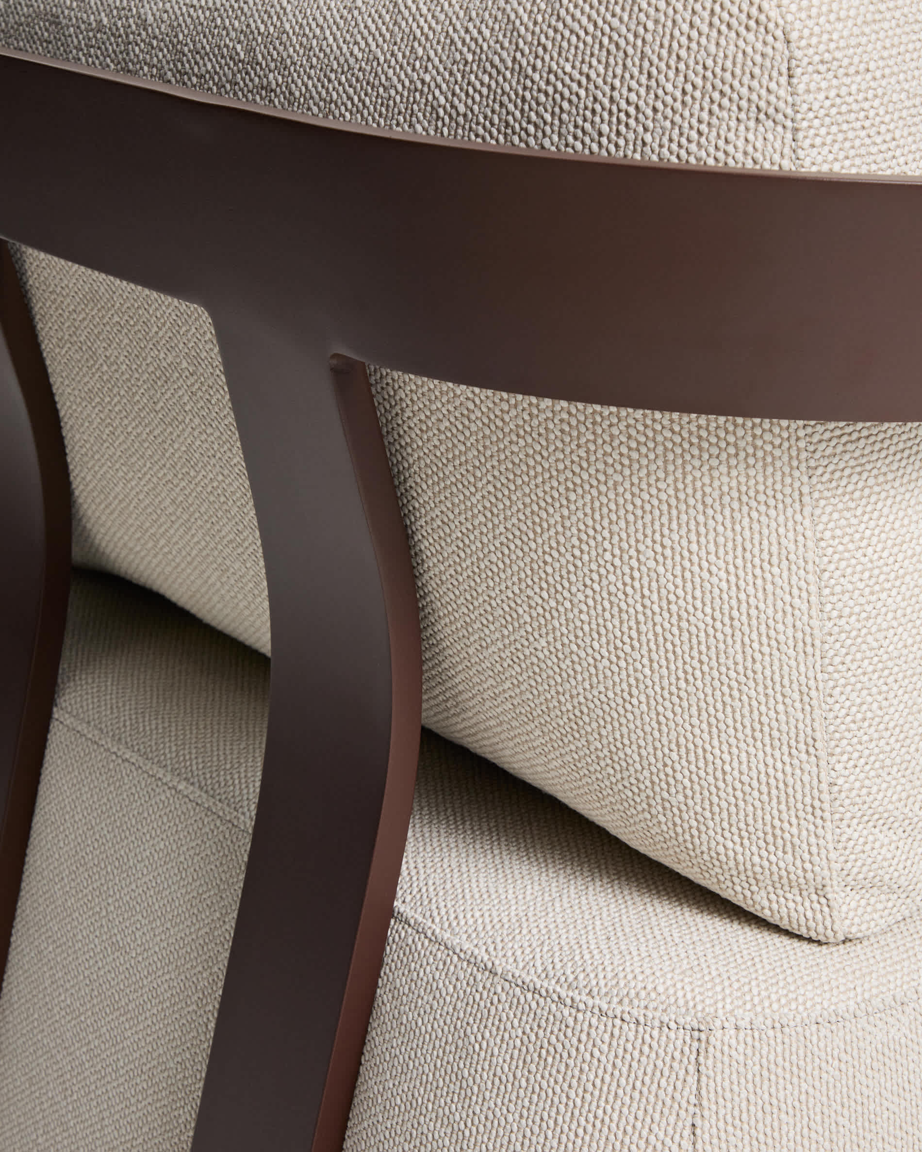 Tamaris brown aluminium outdoor armchair