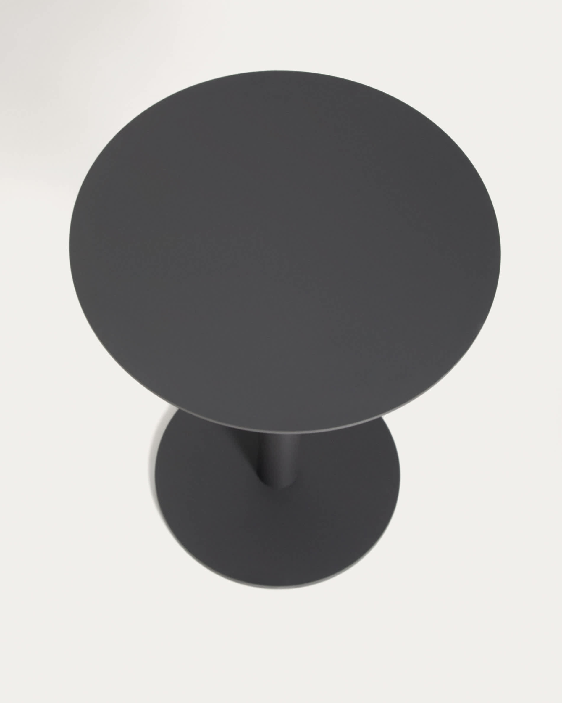 Asinara graphite aluminium side table Ø40cm
